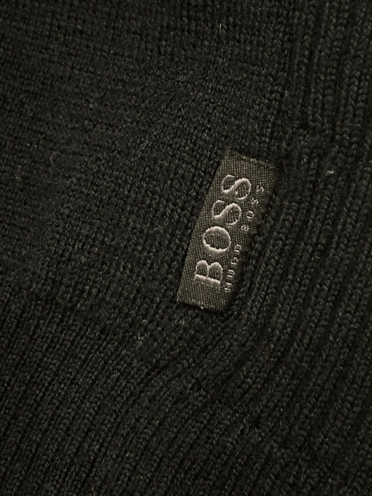 Hugo Boss Sweater with buttons black hugo boss wool jumper M Size US M / EU 48-50 / 2 - 9 Thumbnail