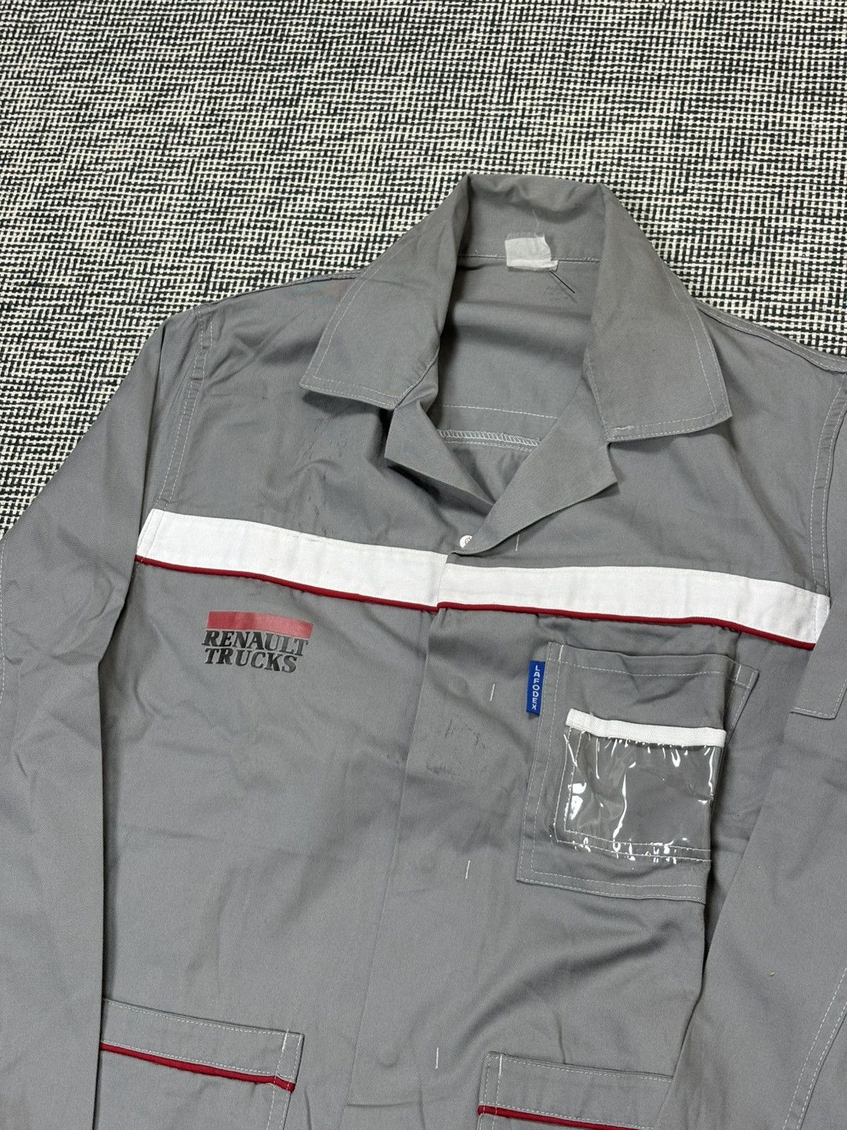 Other 80s Lafodex Renault Trucks work jacket mechanic chore coat Size US M / EU 48-50 / 2 - 4 Thumbnail