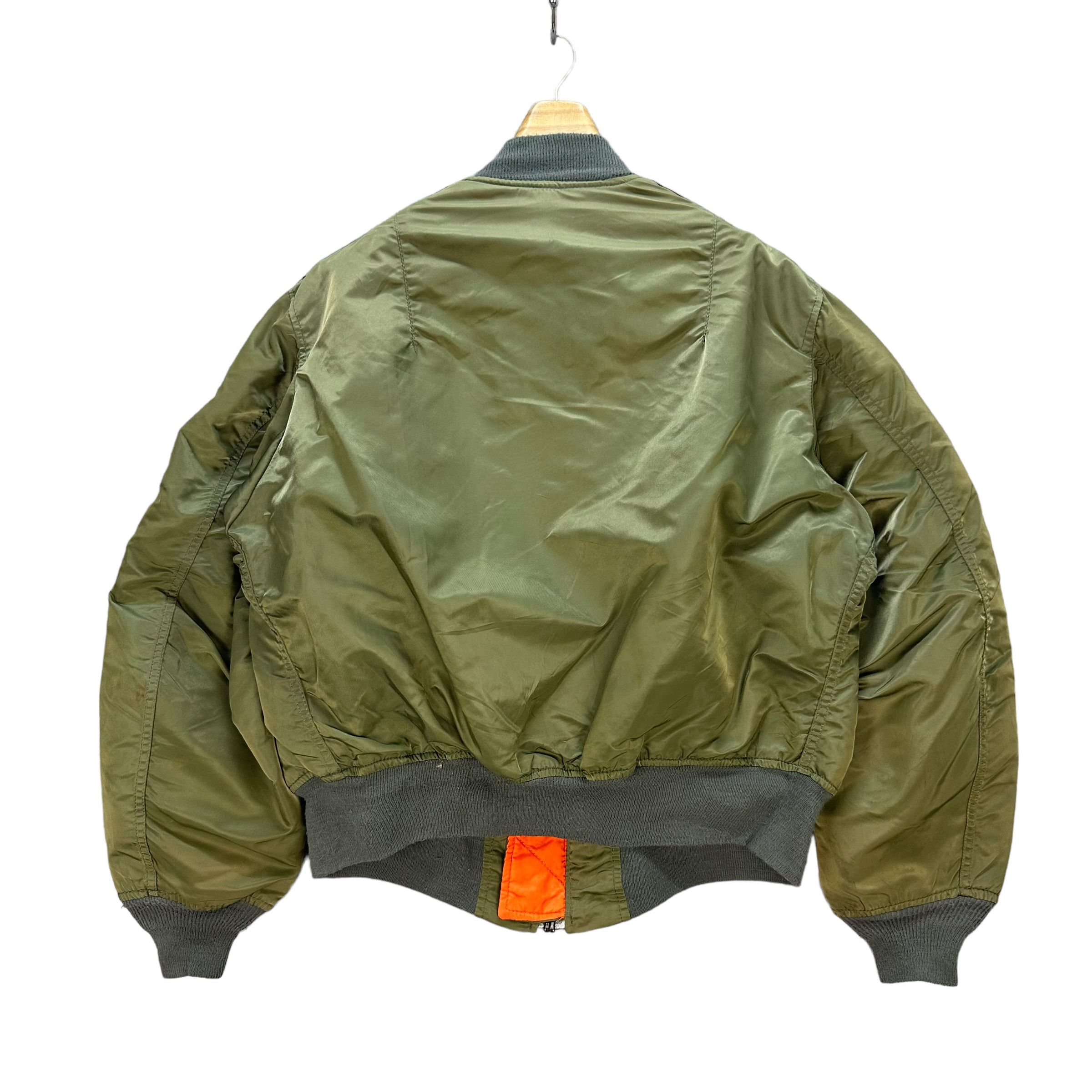 Alpha Industries VINTAGE ALPHA INDUSTRIES USAF MA-1 FLIGHT JACKET #7695-165 Size US L / EU 52-54 / 3 - 11 Thumbnail