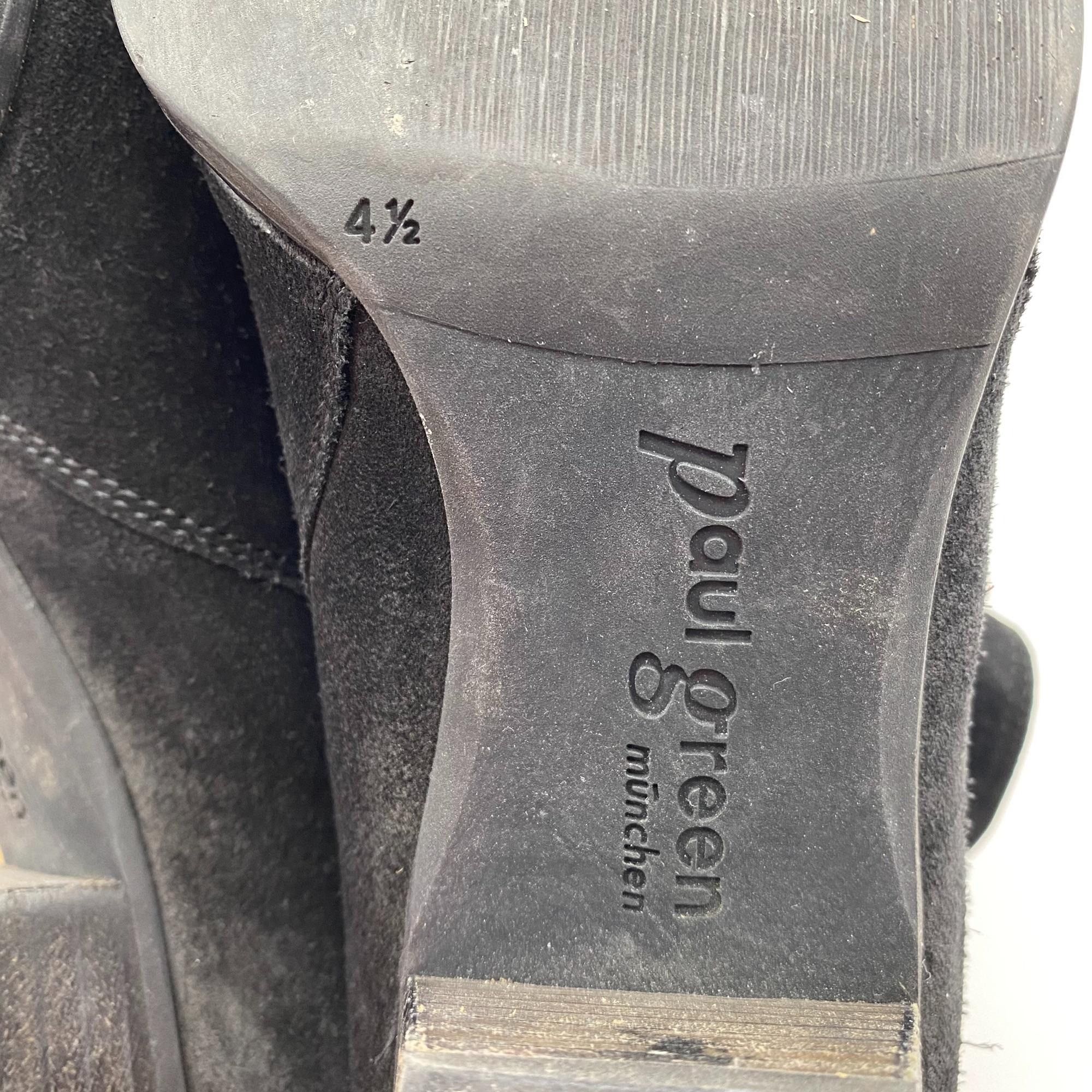 Other Paul Green Allison Black suede Leather Asymmetrical zip ankl Size US 7 / IT 37 - 11 Thumbnail