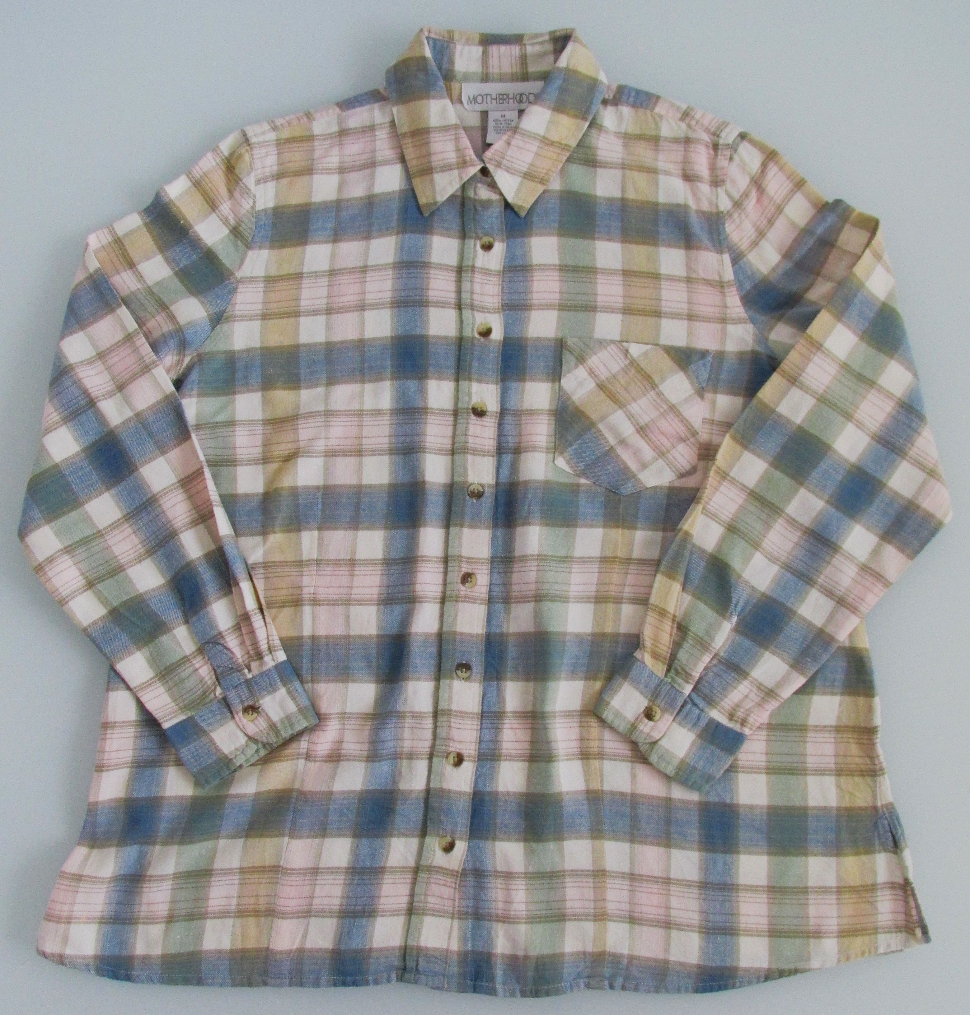 Other Motherhood Maternity Cotton Flannel Shirt Size Medium Size M / US 6-8 / IT 42-44 - 1 Thumbnail