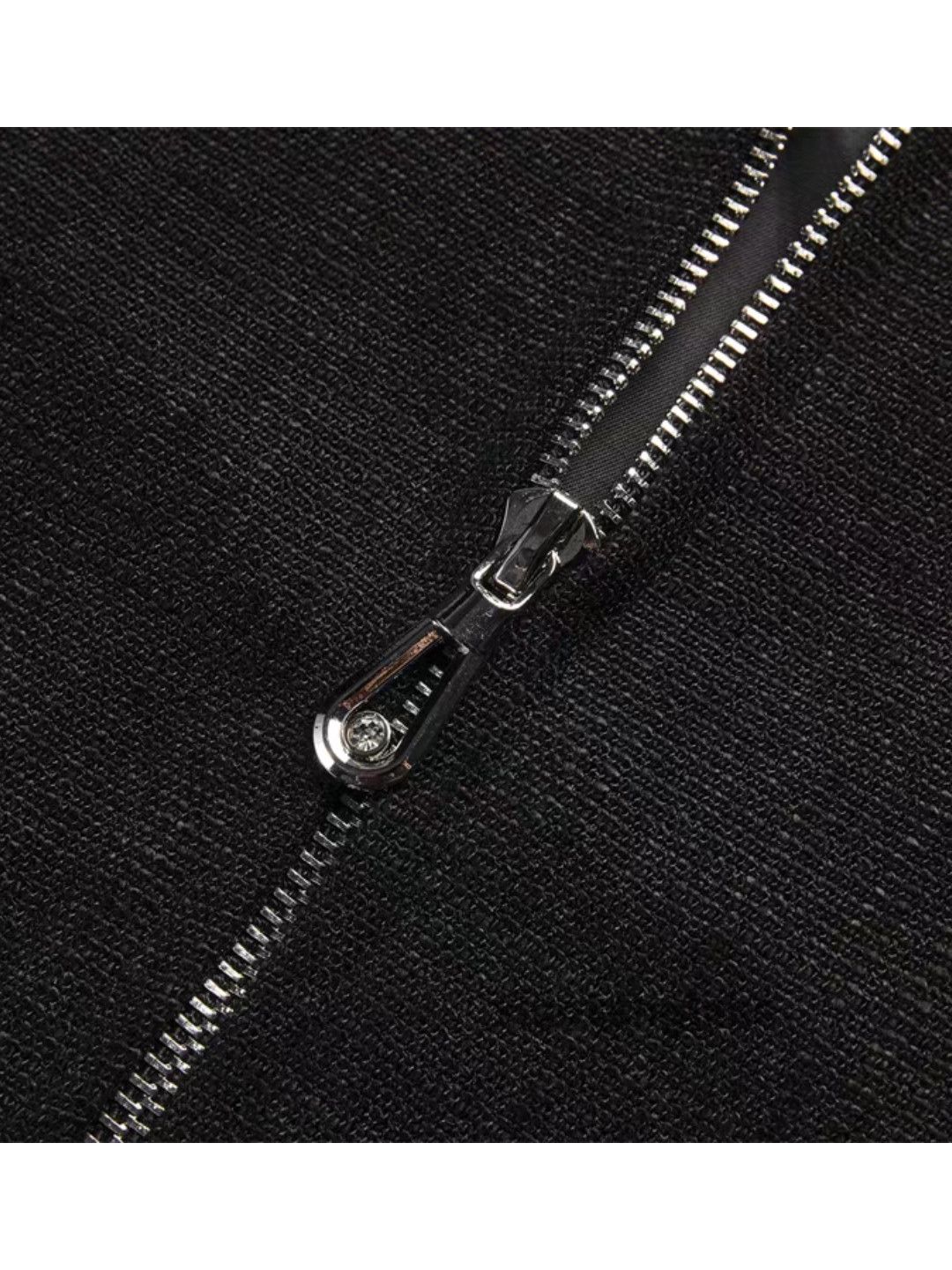 Utility punk yuppie patchwork button cleanfit jacket