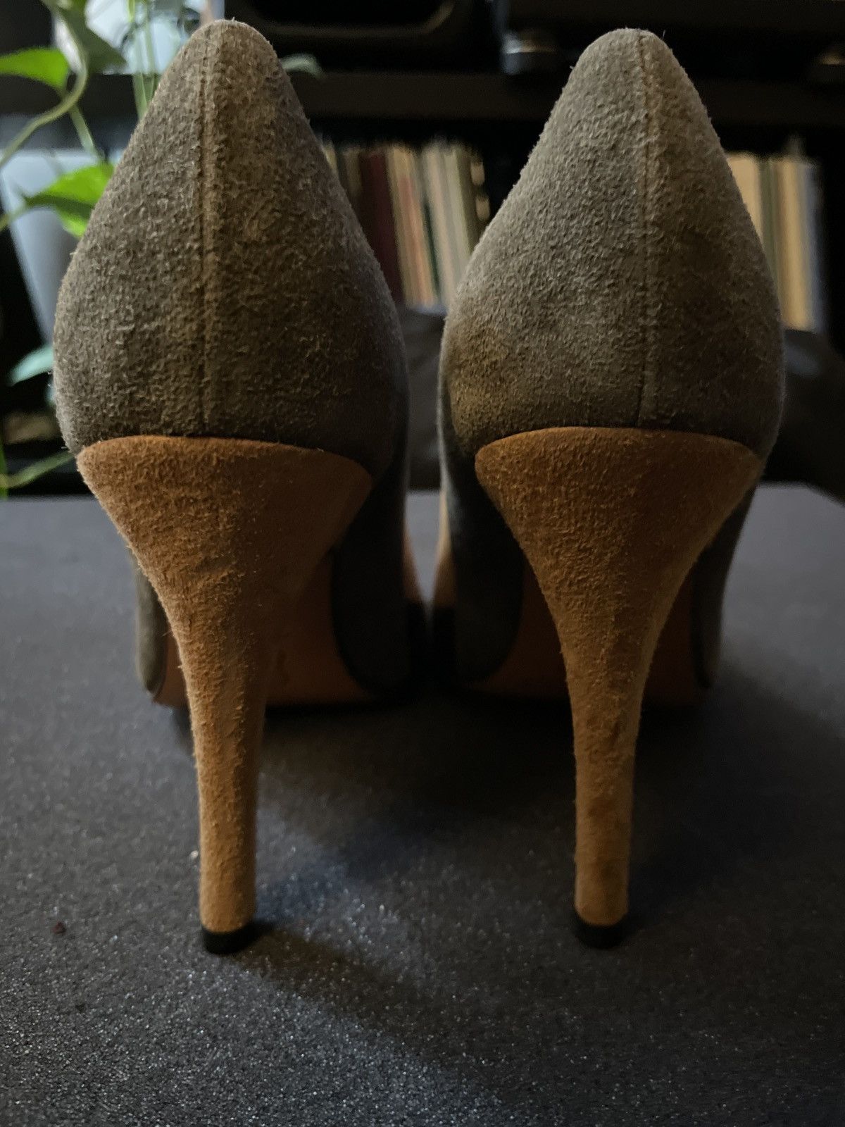 Opening Ceremony Opening Ceremony Suede Colorblock Pattern D'Orsay Pumps Size US 7 / IT 37 - 2 Thumbnail