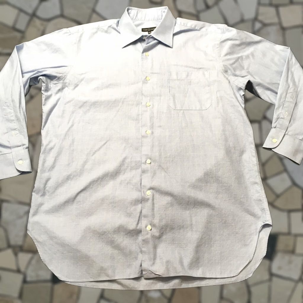 Robert Talbott Robert Talbott Button-Up Shirt Blue Long Sleeve 16.5 34 Classic Mens Regular Size 16.5 Color Blue Pattern Solid Shirt Size US XL / EU 56 / 4 - 1 Thumbnail
