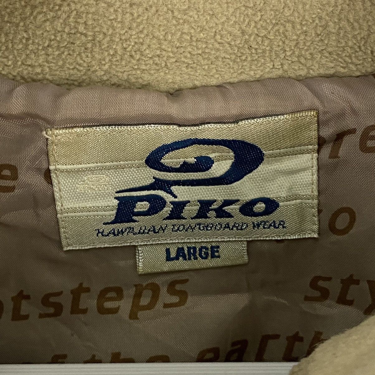 Vintage Vintage Piko Surf Size Tape Logo Zipper Fleece Jacket Size L Size US L / EU 52-54 / 3 - 7 Thumbnail