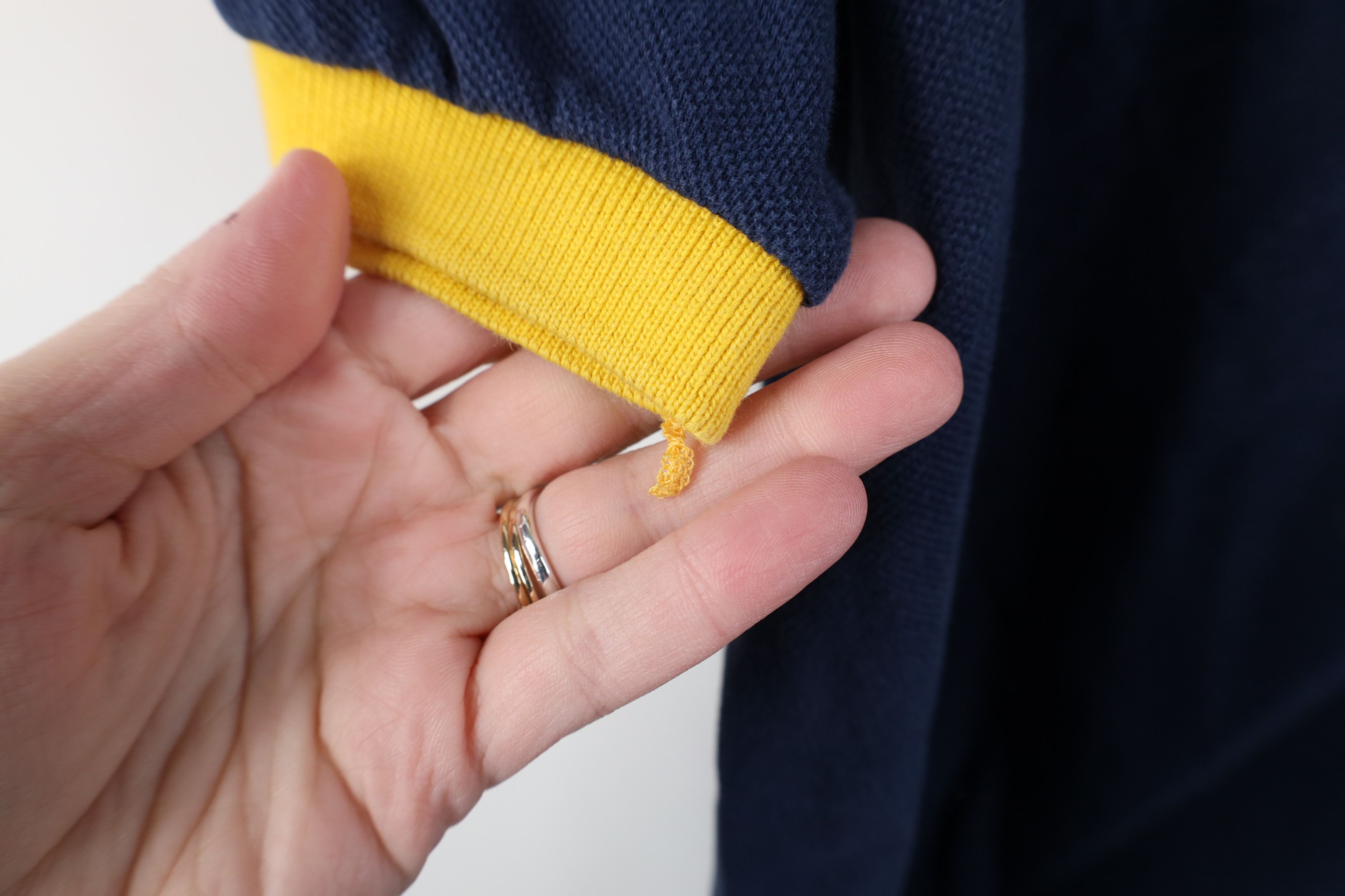 Champion Vintage 90s Champion Spell University of Michigan Polo Shirt Size US XL / EU 56 / 4 - 10 Thumbnail
