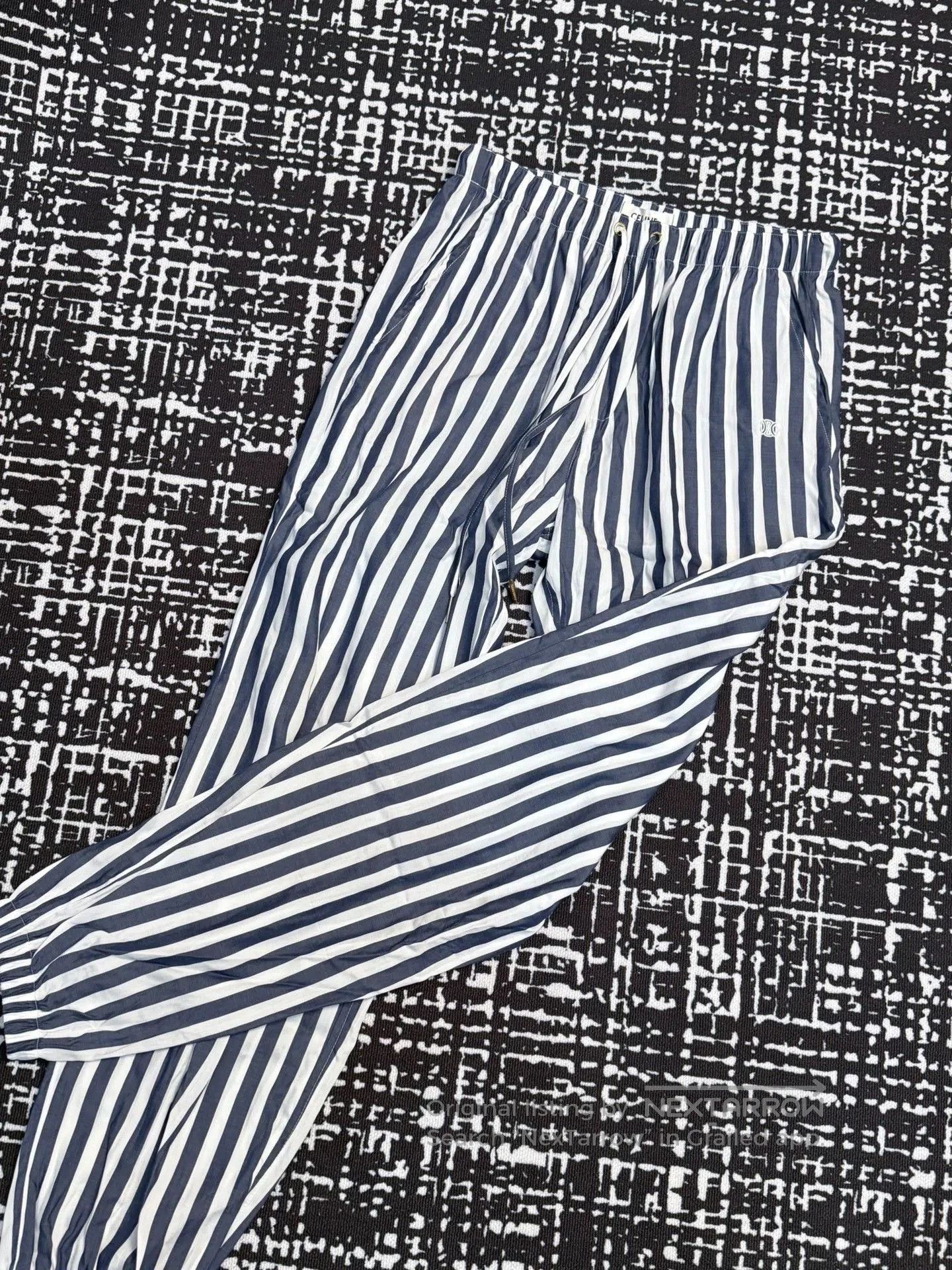 Celine Celine Blue White Striped Shirt. Size M / US 6-8 / IT 42-44 - 6 Thumbnail