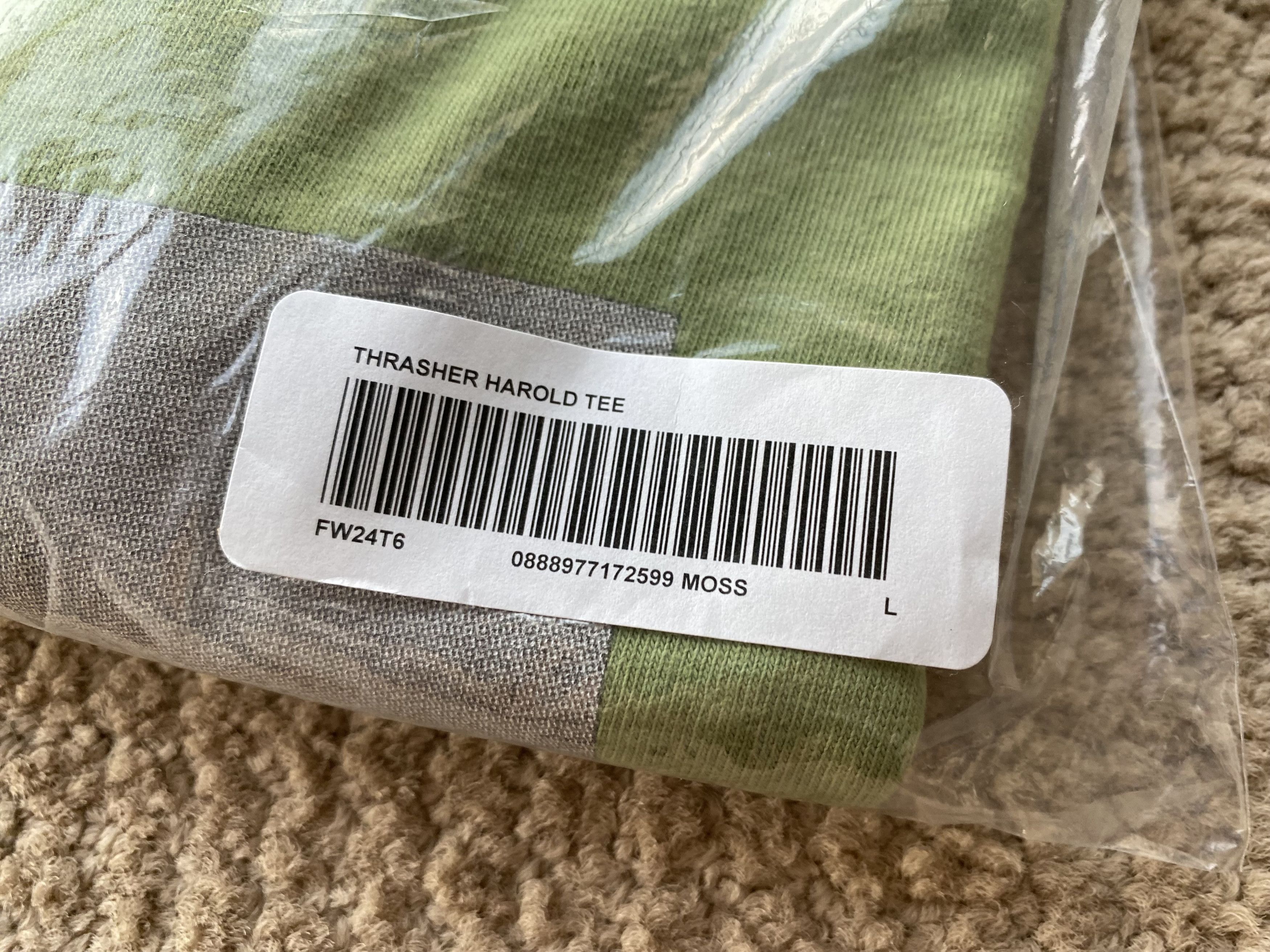 Supreme Brand New Supreme Thrasher Harold Tee Size US L / EU 52-54 / 3 - 2 Thumbnail