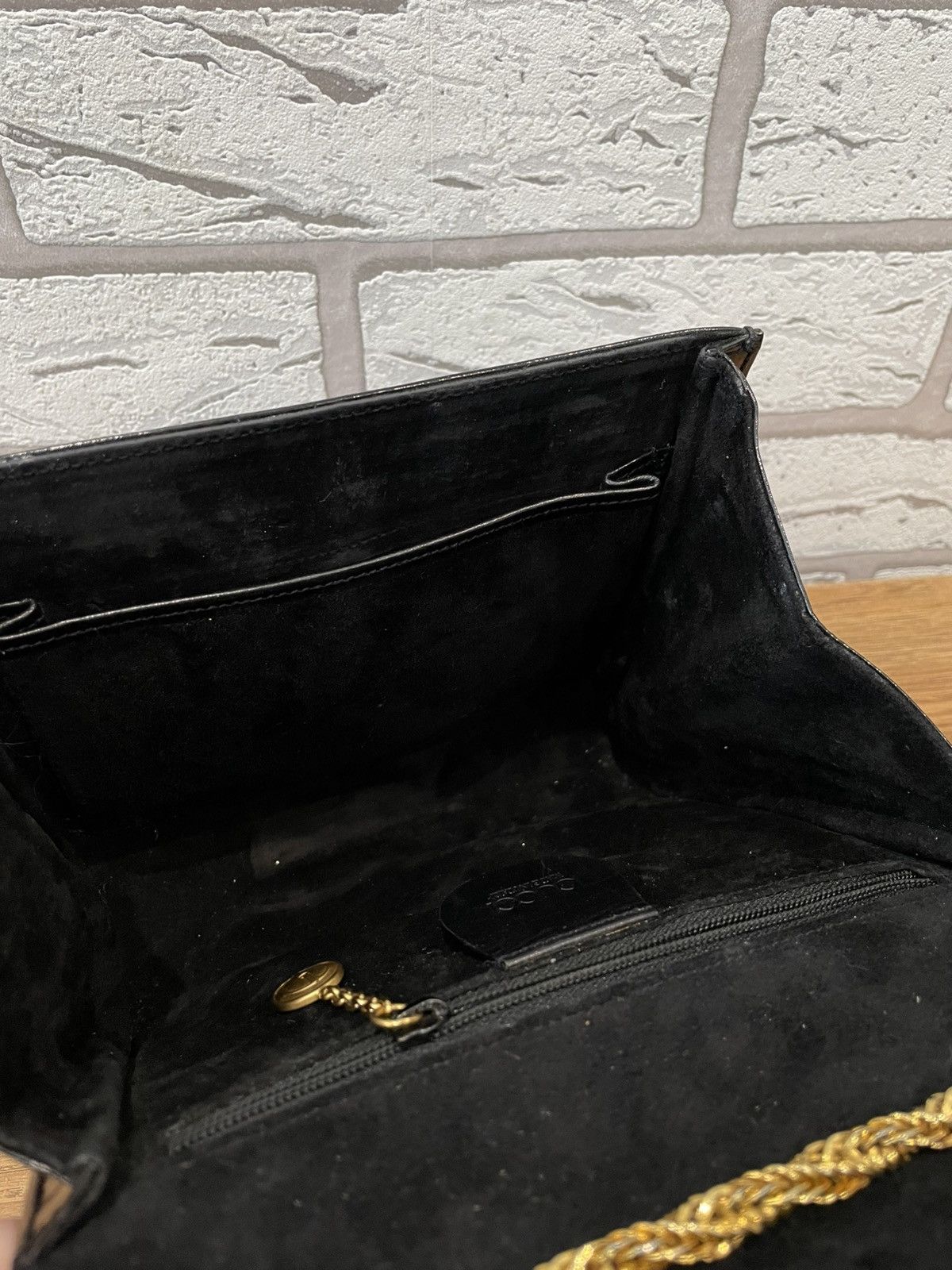 Gucci Gucci Shoulder Bag Small Dark Blue Leather Size ONE SIZE - 12 Thumbnail
