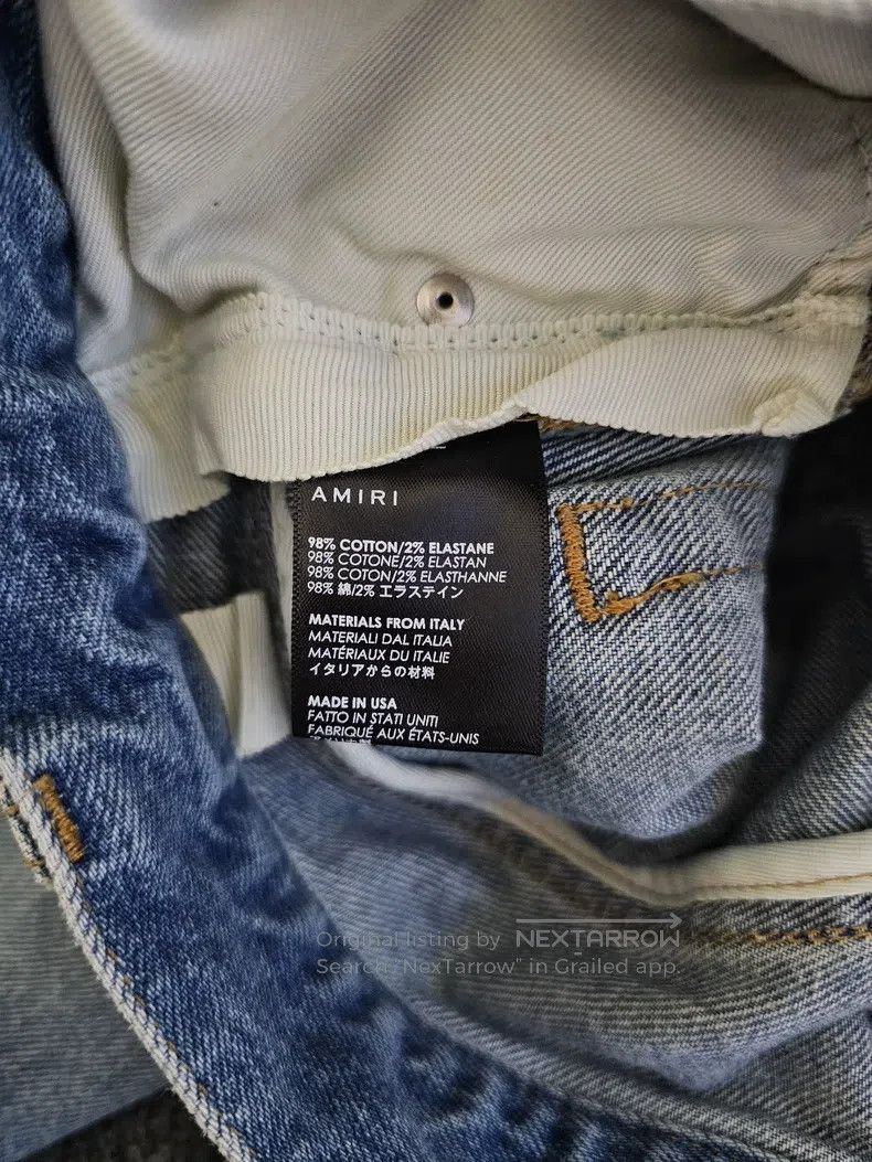 Amiri Amiri Size 31 Denim shorts Size US 31 - 6 Thumbnail