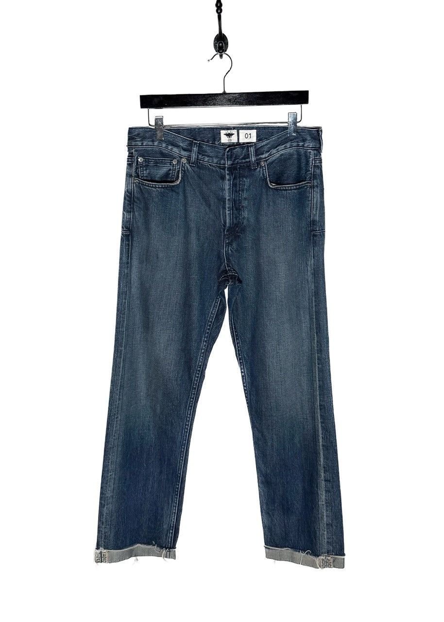 Dior Dior Blue J'Adior Cuff Boyfriend Jeans Size 27" / US 4 / IT 40 - 1 Thumbnail