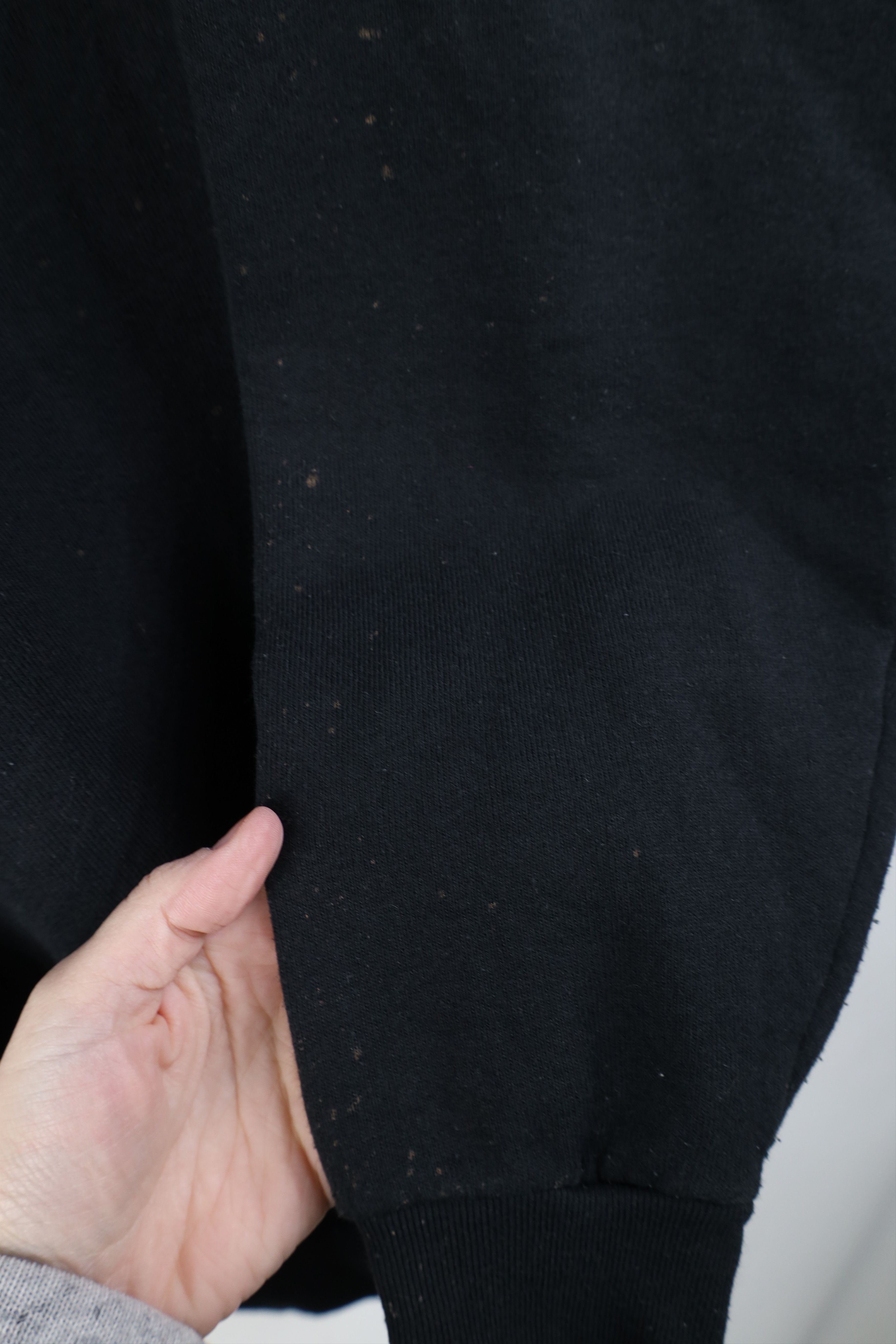 Vintage Vintage 90s Streetwear Blank Crewneck Sweatshirt Black Size US XL / EU 56 / 4 - 6 Thumbnail