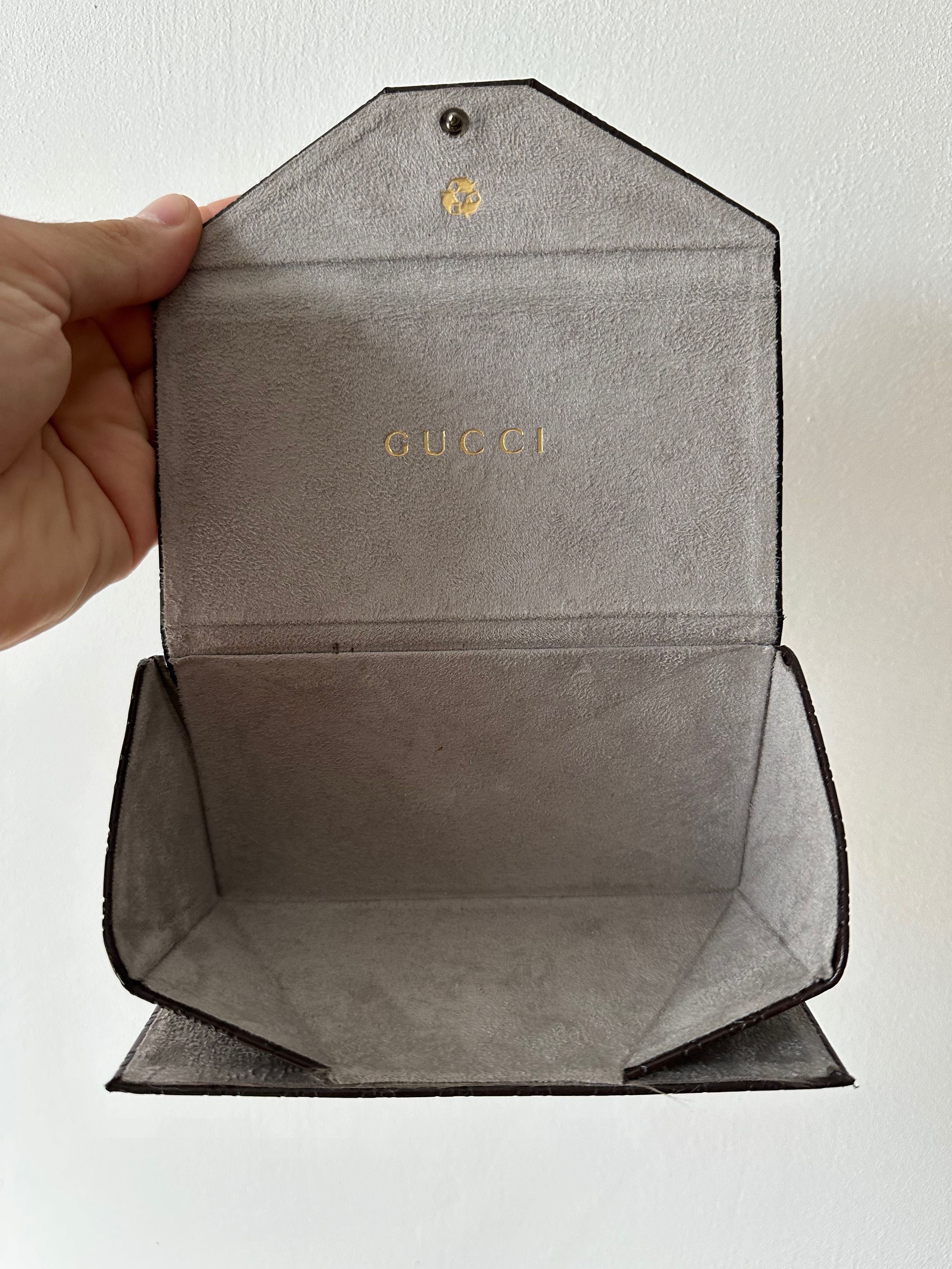 Gucci AUTH! GUCCI brown transformer sunglasses case monogram GG Size ONE SIZE - 8 Thumbnail
