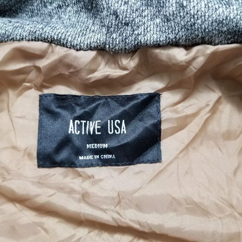 Other Active USA Jacket Womens Medium Brown Full Zip Hooded Size M / US 6-8 / IT 42-44 - 7 Thumbnail