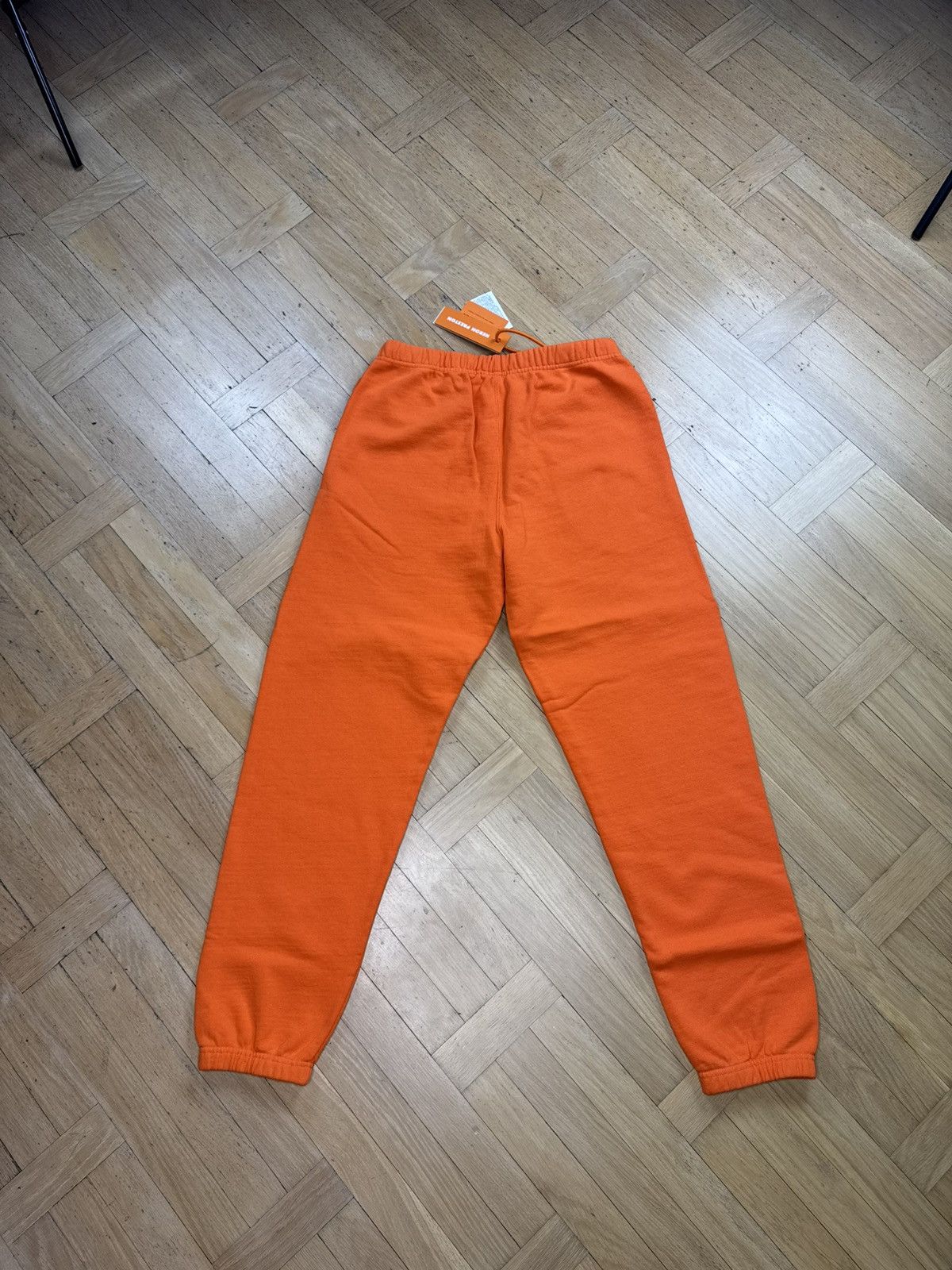Heron Preston HERON PRESTON ORANGE “STYLE” SWEATPANTS Size US 32 / EU 48 - 4 Thumbnail