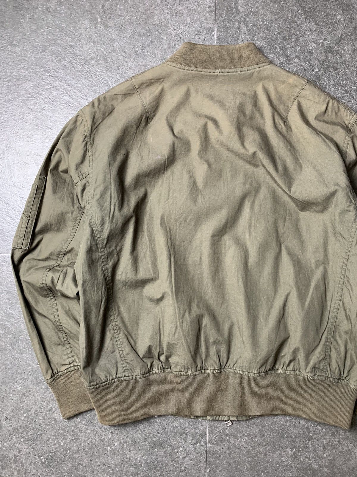Beams Plus 2000s Beams Faded Military Bomber Jacket Size US M / EU 48-50 / 2 - 11 Thumbnail