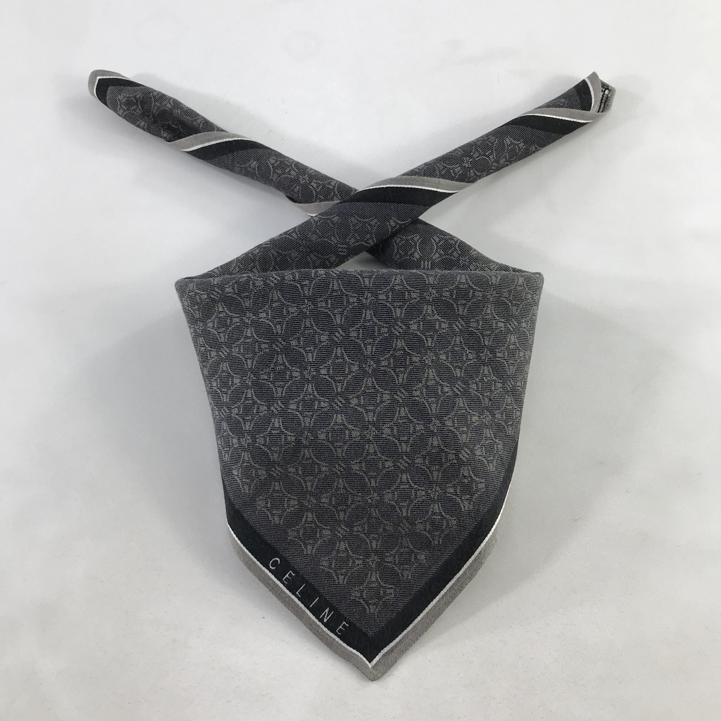Celine × Vintage Celine Bandana / Handkerchief / Neckerchief - S1068 Size ONE SIZE - 3 Thumbnail