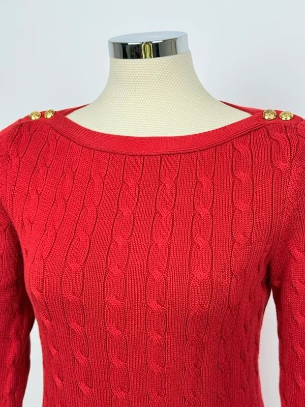 Lauren Ralph Lauren Ralph Lauren Maglione Rosso Donna Taglia M Size M / US 6-8 / IT 42-44 - 10 Thumbnail