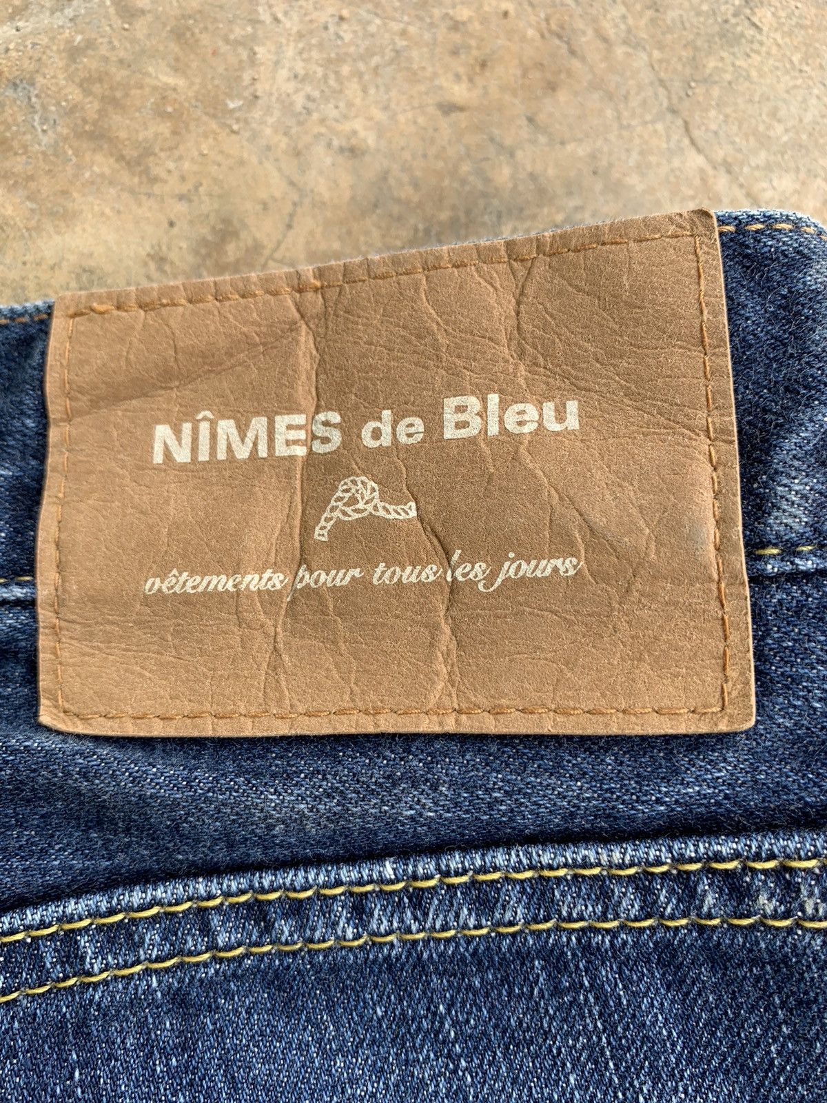 Japanese Brand Nimes De Bleu Selvedge denim Size US 29 - 7 Thumbnail