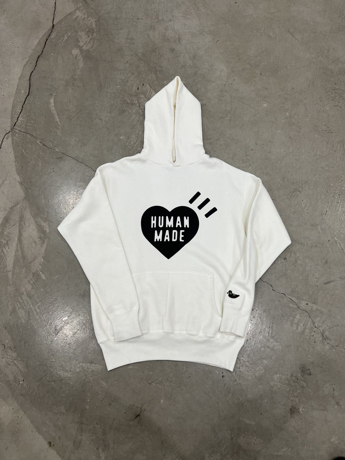 Human Made × Wtaps Human Made x WTAPS Sweethearts Hoodie White Sz