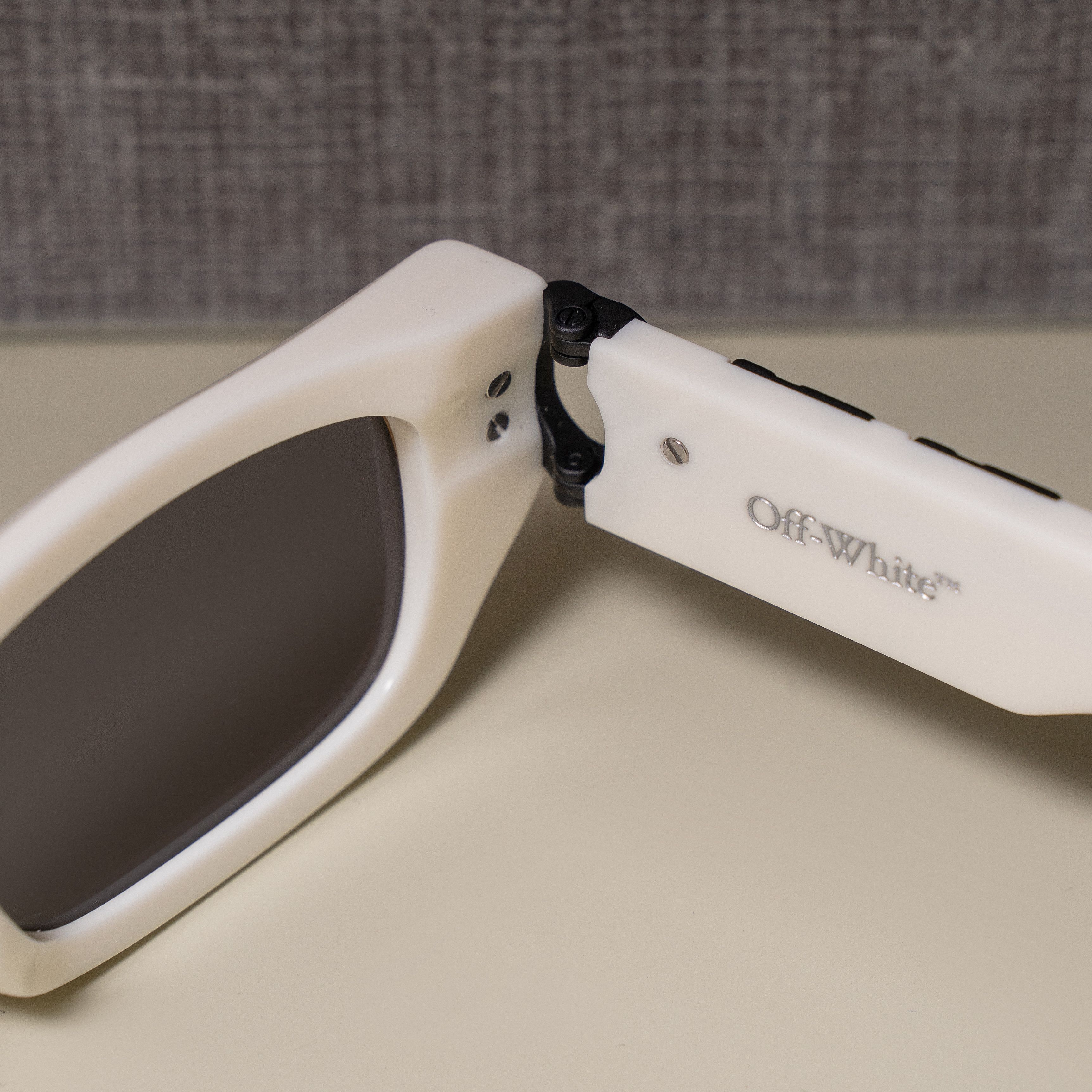 Off-White OFF WHITE Fillmore Rectangular Frame Sunglasses WHITE Size ONE SIZE - 6 Thumbnail