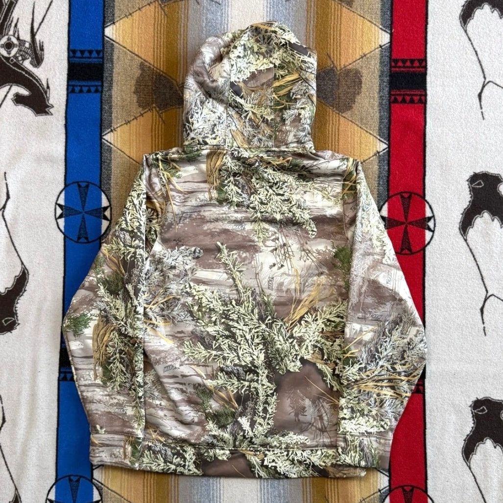Under Armour VINTAGE Under Armour Mens Hoodie Camouflage Camouflage Pattern Pullover Drawstring Regular M Brown Short Sleeves? Size US M / EU 48-50 / 2 - 5 Thumbnail