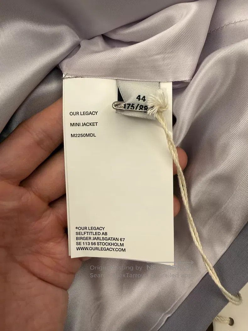 Our Legacy Our Legacy Purple men's jacket Size US S / EU 44-46 / 1 - 7 Thumbnail