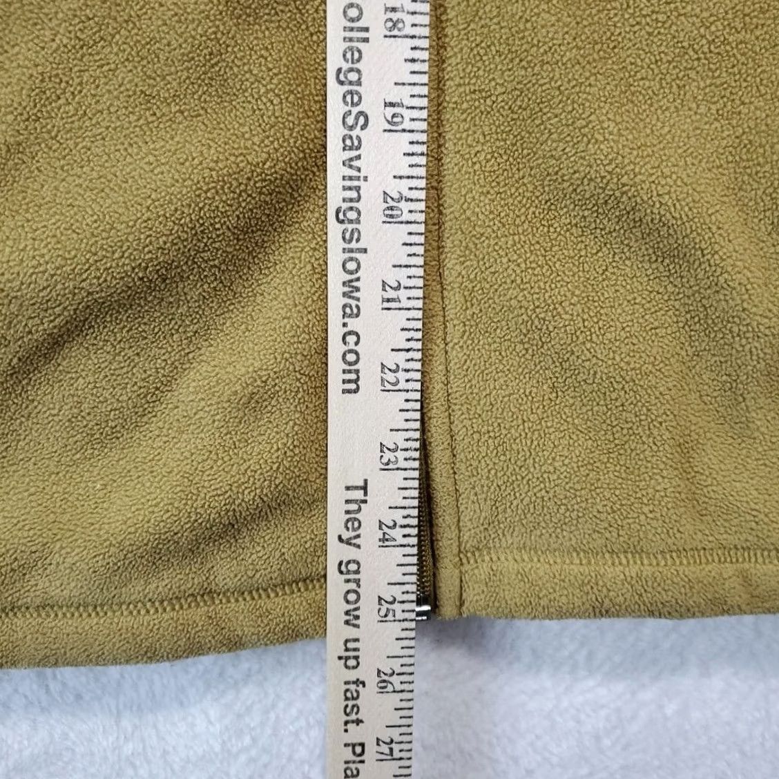 Calvin Klein Calvin Klein Performance Women's Hooded Full Zip Fleece Jacket Green Gold L Long Sleeve Pockets Embroidered Logo Solid Mid-Length Casual Fall Winter 트 Size L / US 10 / IT 46 - 5 Thumbnail