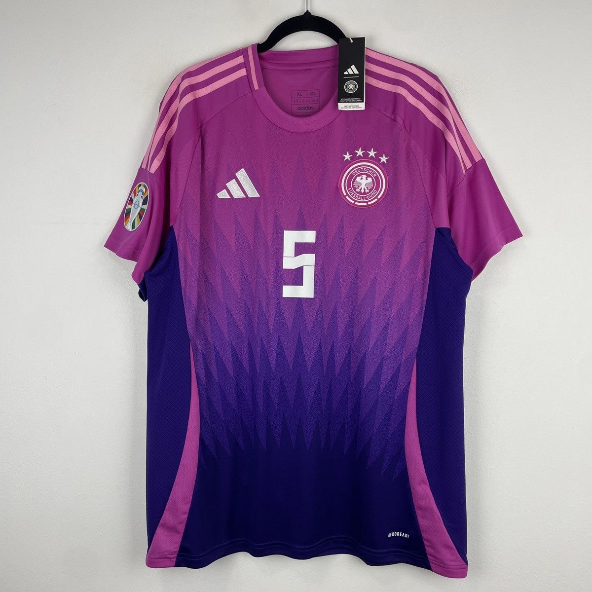 Adidas Germany Pascal Gross Adidas Pink Jersey Euro 2024 size XL Size US XL / EU 56 / 4 - 2 Thumbnail
