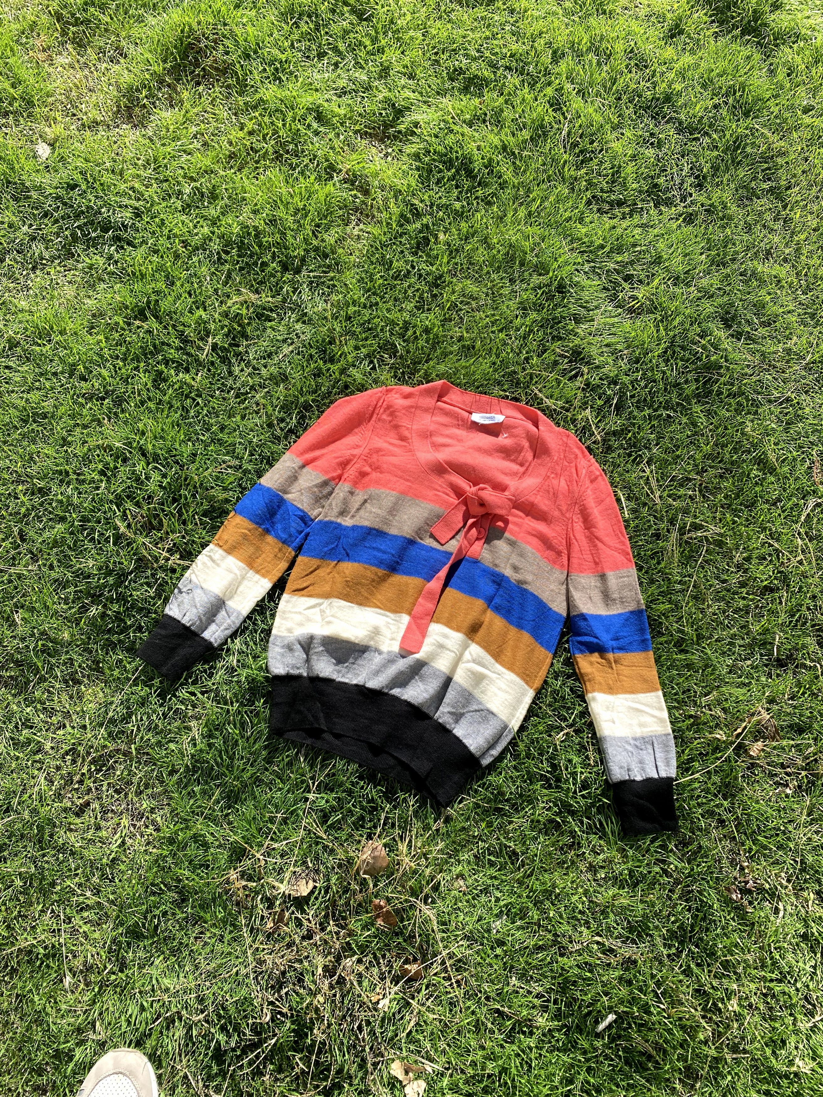 Designer × Sonia Rykiel Vintage Sonia By Sonia Rykiel Rainbow Pullover Designer Size S / US 4 / IT 40 - 3 Thumbnail