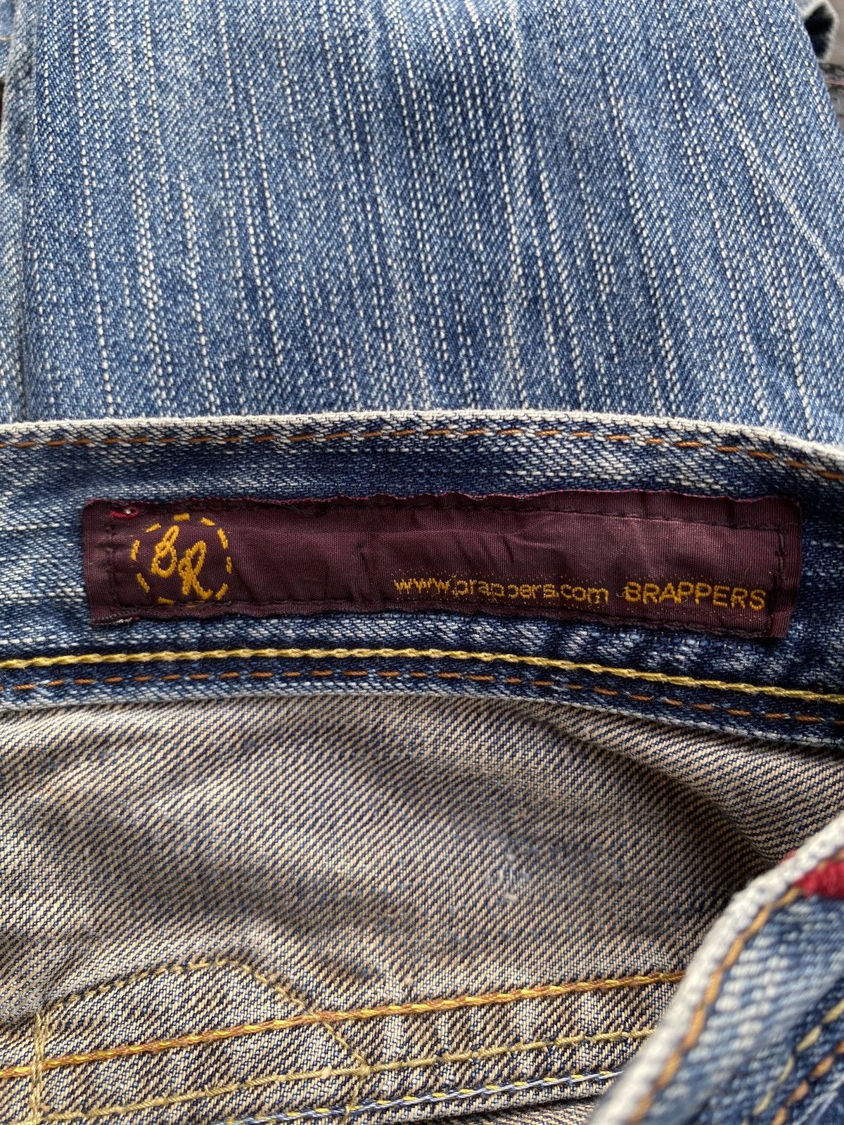 Japanese Brand Flare Brappers Japan Buckle Back Faded Distressed Denim Size US 28 / EU 44 - 17 Thumbnail