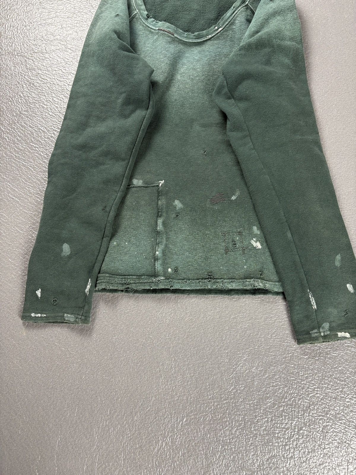Kapital Kapital Archive Distressed Boro Sweatshirt Green Size US M / EU 48-50 / 2 - 11 Thumbnail