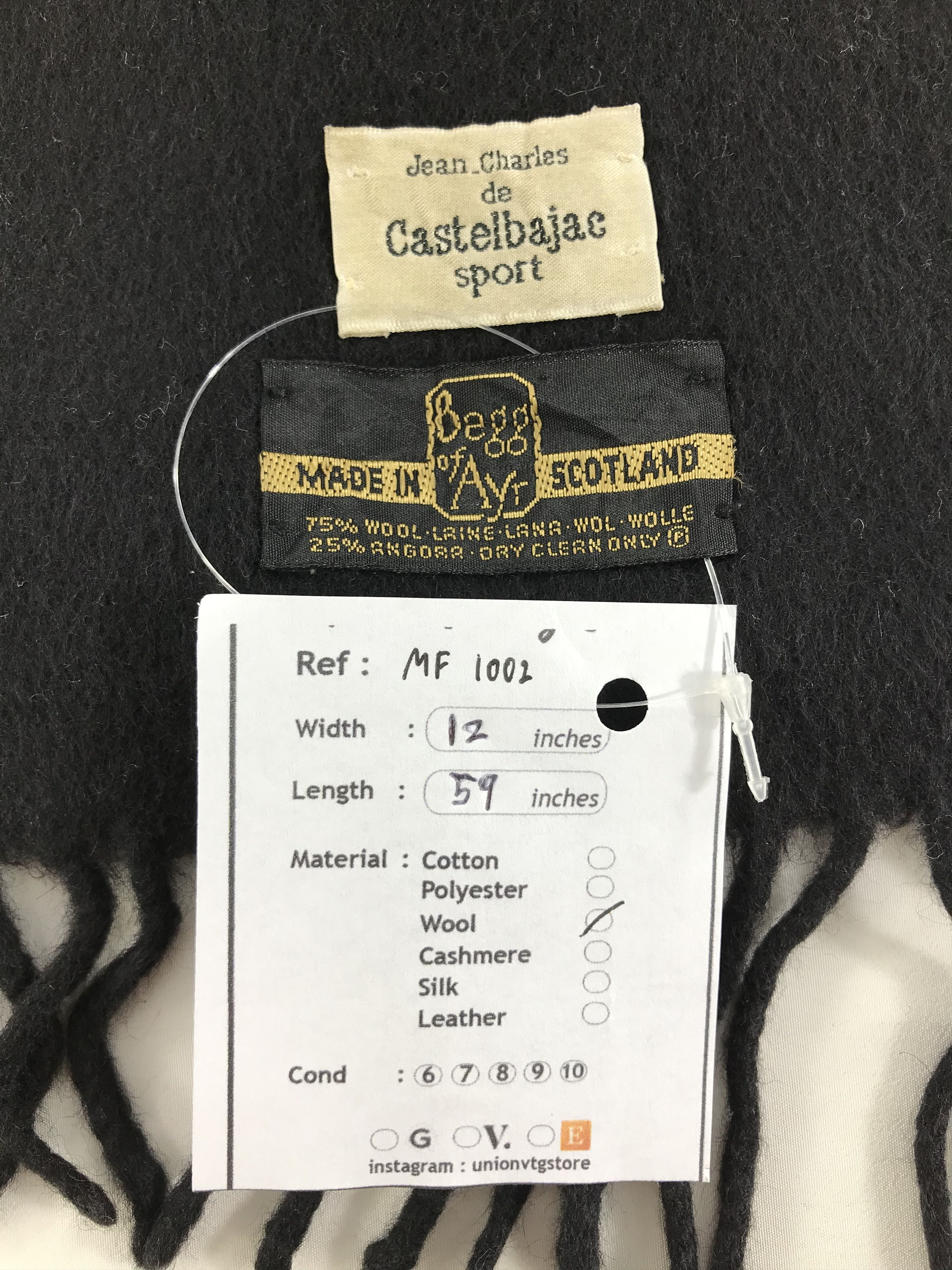 Jean Charles De Castelbajac Vintage Castelbajac Scarf/Muffler/Neckwear MF1002 Size ONE SIZE - 5 Thumbnail