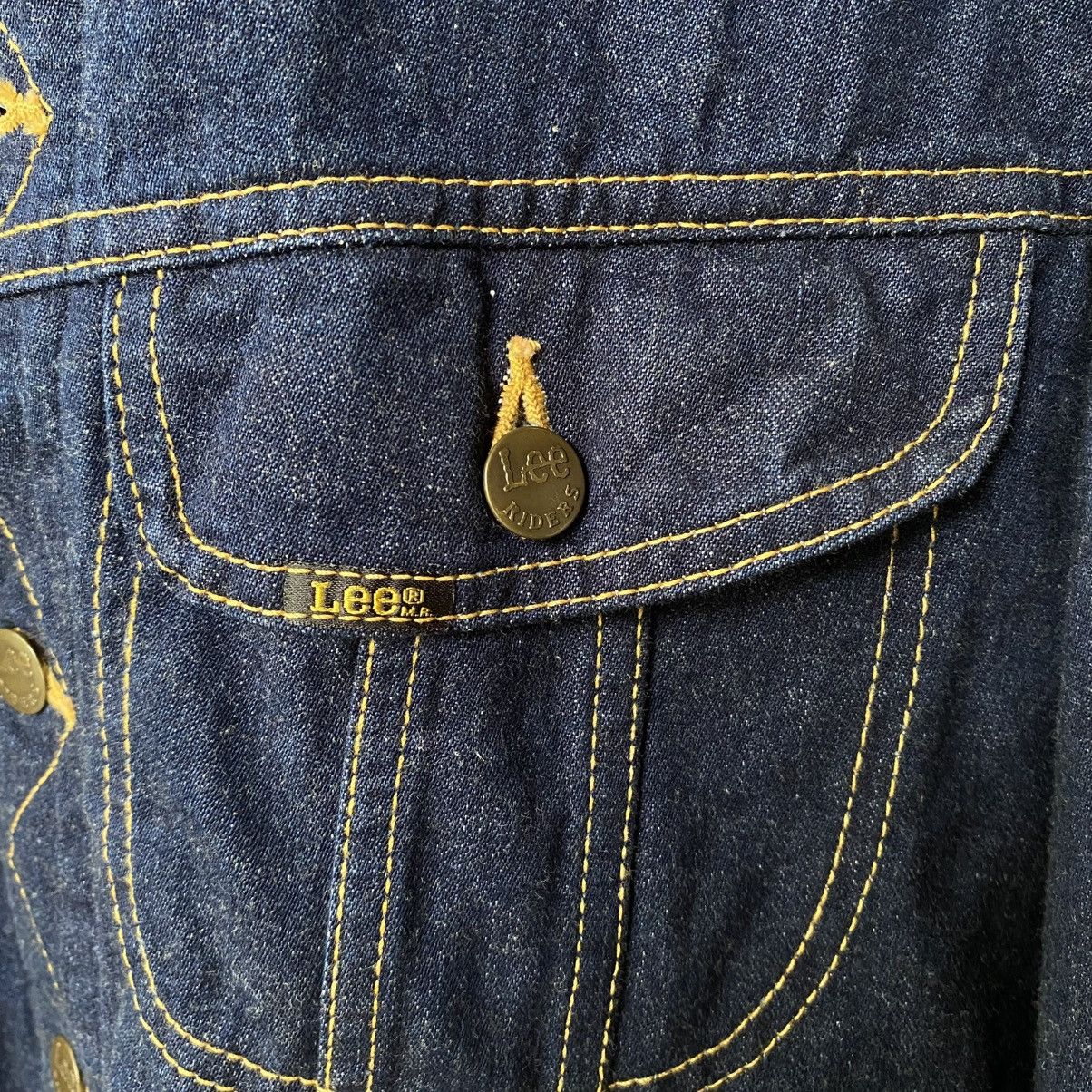 Lee Lee Storm Rider Denim Jacket with Brown Corduroy Collar Size US L / EU 52-54 / 3 - 6 Thumbnail