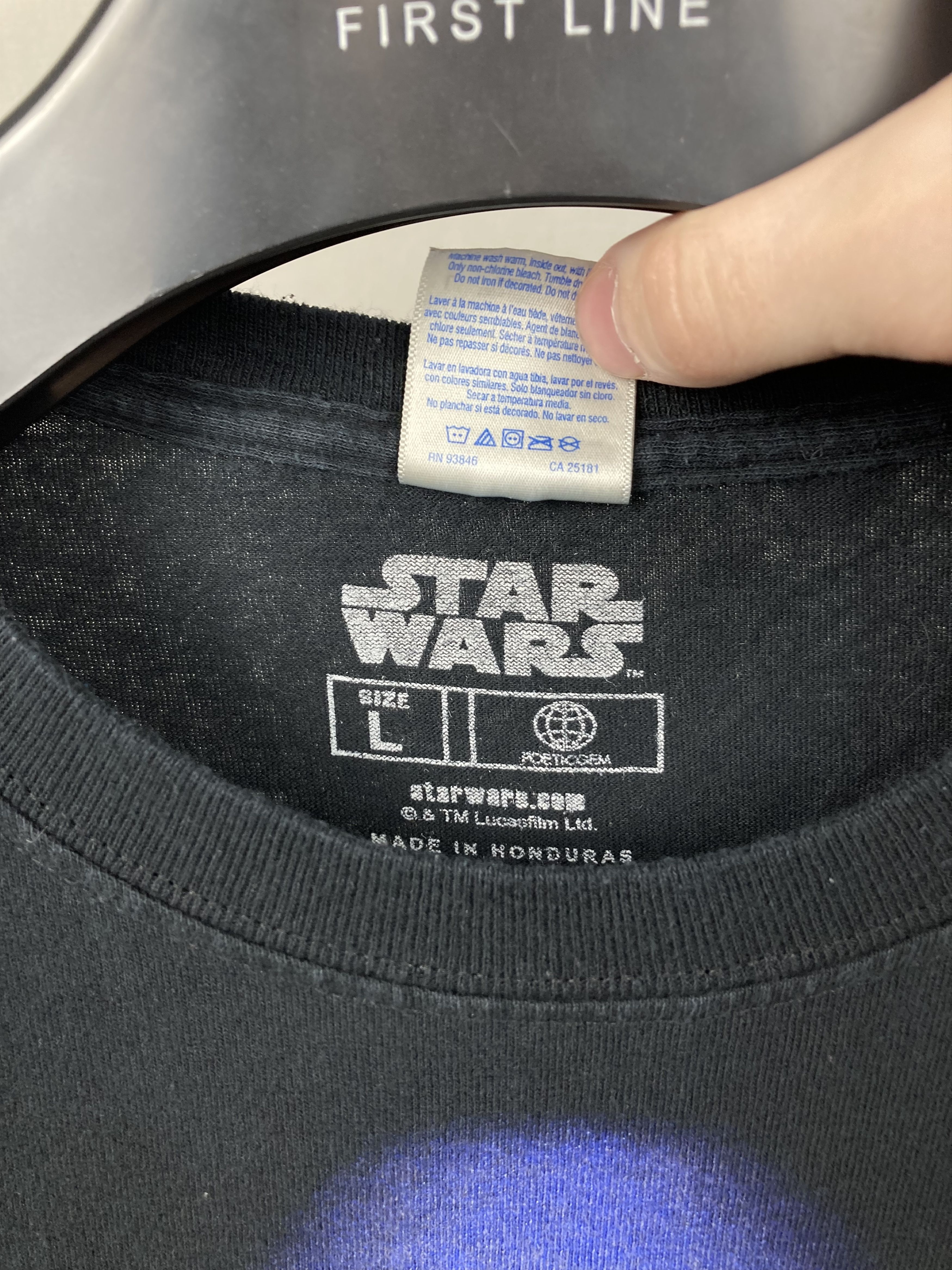 Star Wars Star Wars Luke Skywalker Jedi Blue Sword Graphic Promo Tee Size US L / EU 52-54 / 3 - 5 Thumbnail