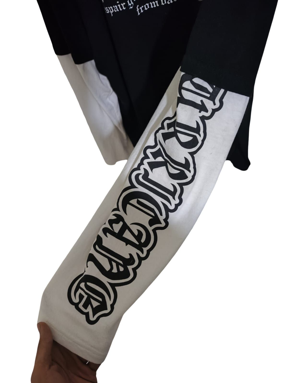 Vintage Beaumere Double Layer Grunge Y2K Style Long Sleeve Size US XL / EU 56 / 4 - 3 Thumbnail