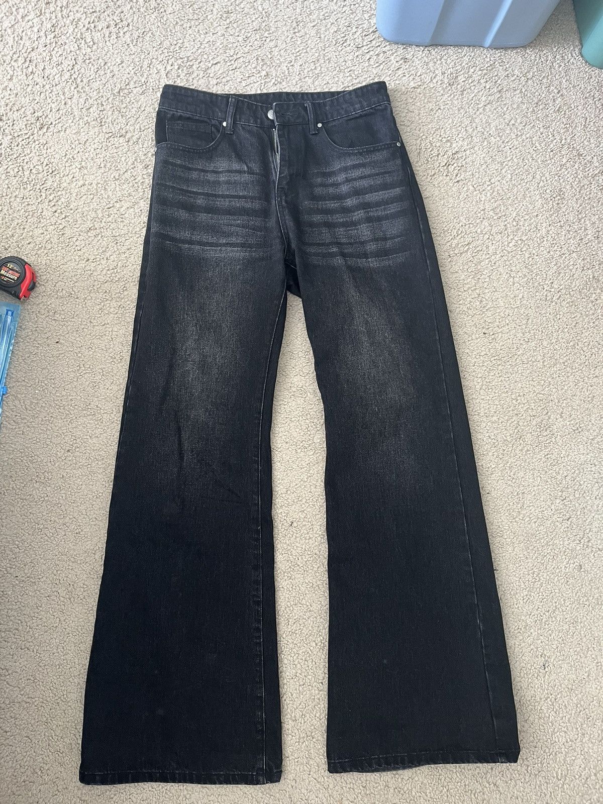 image of Basketcase Gallery Lax Flair Denim in Black, Men's (Size 32)