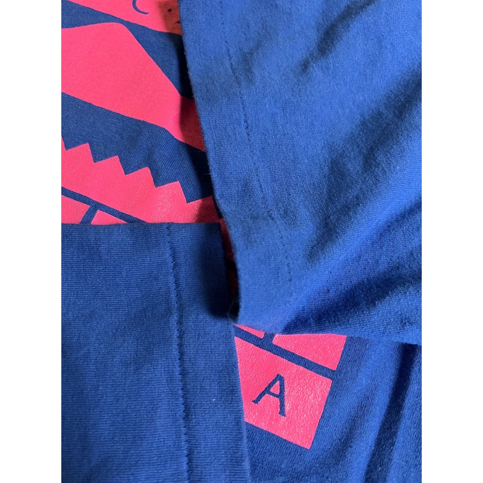 Vintage VINTAGE Screen Stars T-Shirt Camp Ta-Kum-Ta Blue Crew Neck Men M Summer Cotton Blend Classic Regular Size US M / EU 48-50 / 2 - 3 Thumbnail