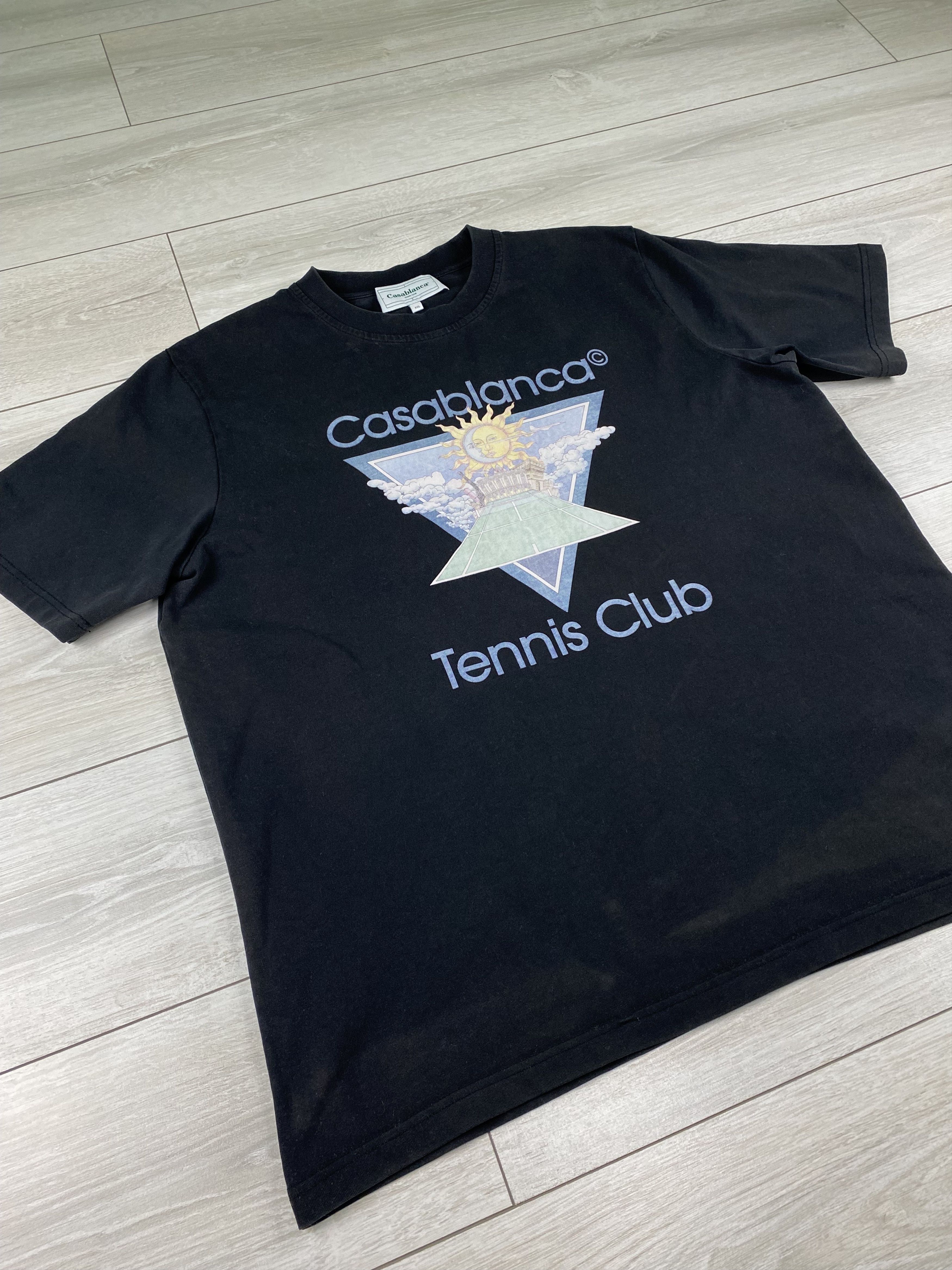 Casablanca Vintage Casablanca Tennis Club T-shirt Black XL-XXL Size US XL / EU 56 / 4 - 3 Thumbnail