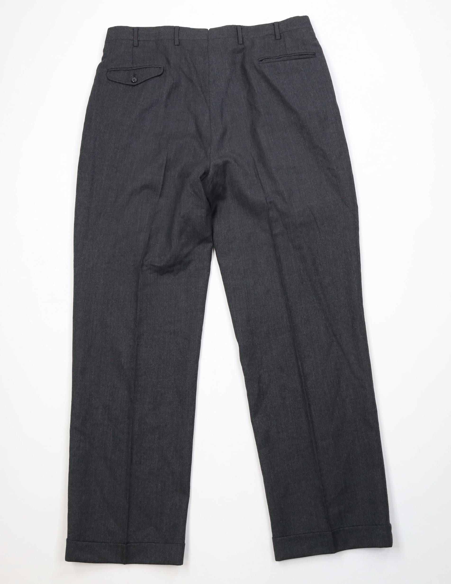 Jos. A. Bank Vintage 90s Jos A Bank Wide Leg Chino Pants Charcoal USA Size US 36 / EU 52 - 10 Thumbnail