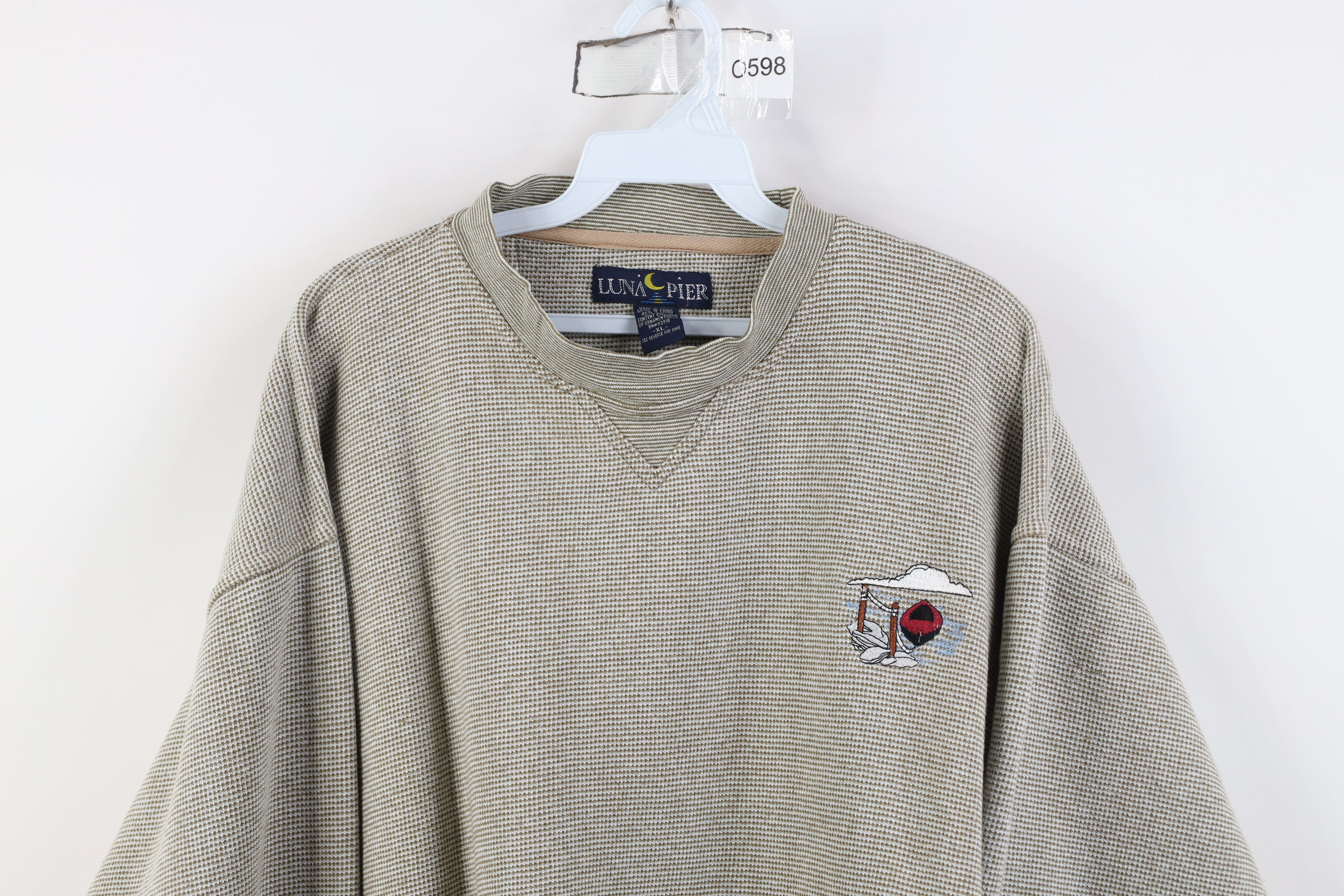 Vintage Vintage 90s Streetwear Kayak River Crewneck Sweatshirt Size US XL / EU 56 / 4 - 2 Thumbnail
