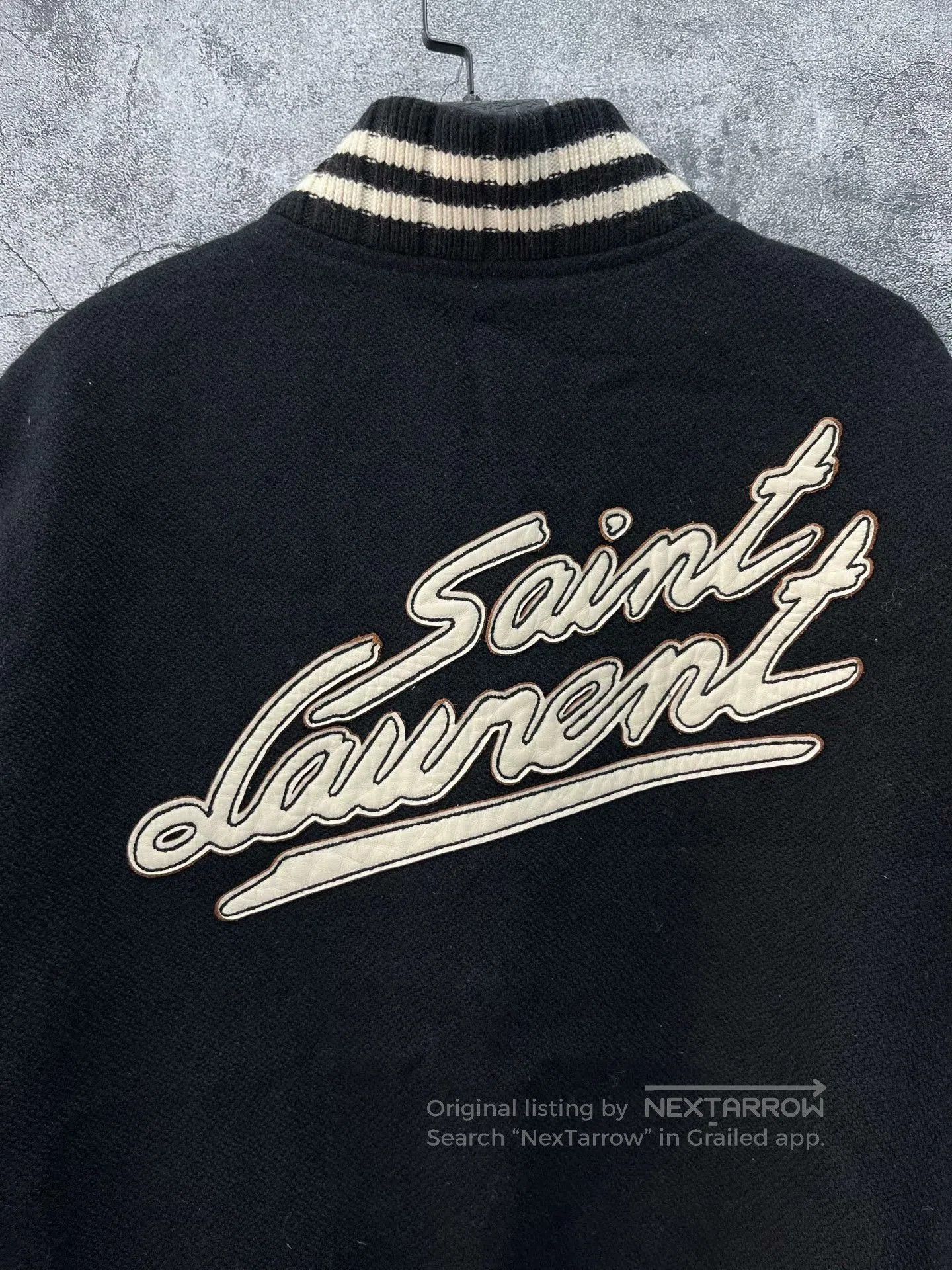 Saint Laurent Paris Saint Laurent Embroidered Baseball Jacket. Size US M / EU 48-50 / 2 - 4 Thumbnail