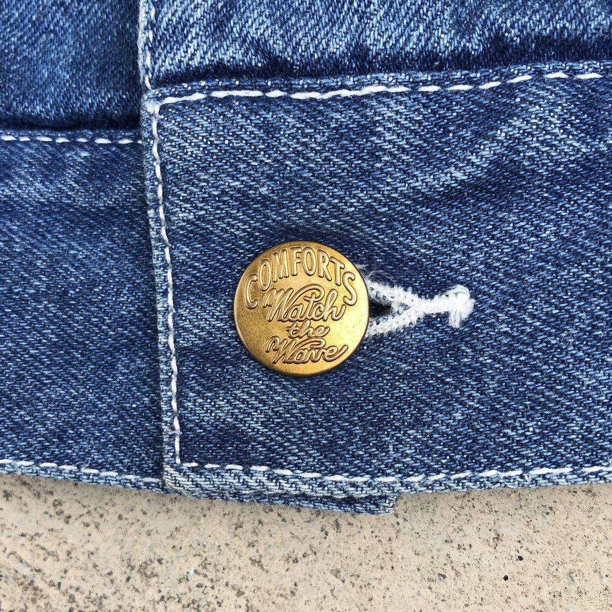 Vintage Vintage Minoya Co.Man Baggy Denim Jacket With Pockets Size US L / EU 52-54 / 3 - 13 Thumbnail