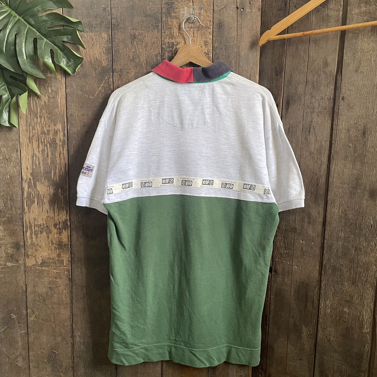 Vintage Vintage Elf lubricant Motorsport Polo Tee Size US M / EU 48-50 / 2 - 2 Thumbnail