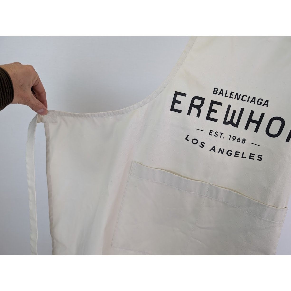 Balenciaga o1rshd1 Erewhon Unisex Papery Cotton Twill Dress in Washed Size US S / EU 44-46 / 1 - 4 Thumbnail