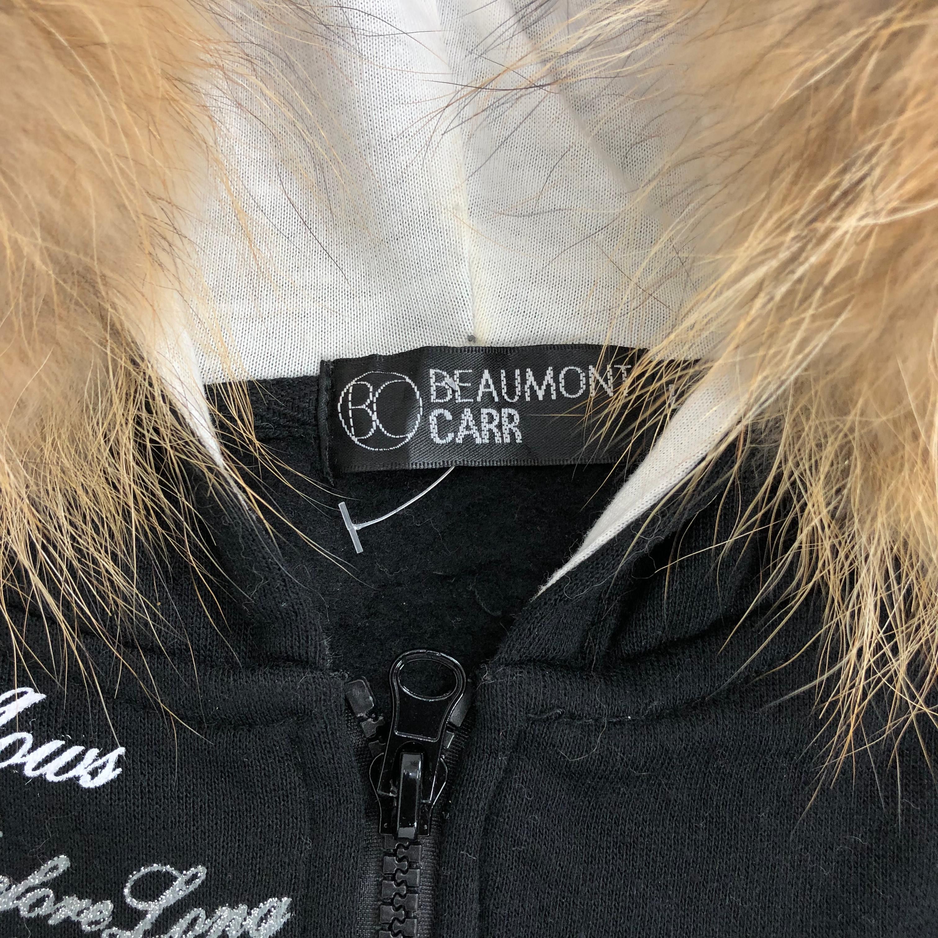 Japanese Brand 2000s Beaumont Carr Poem Goa Gothic Punk Lgb Fur Zip Hoodie Size US L / EU 52-54 / 3 - 8 Thumbnail