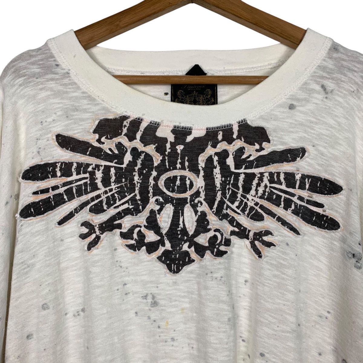 Japanese Brand PADROCK Trashed Style Oversized Sweater #2006-C87 Size US XXL / EU 58 / 5 - 10 Thumbnail