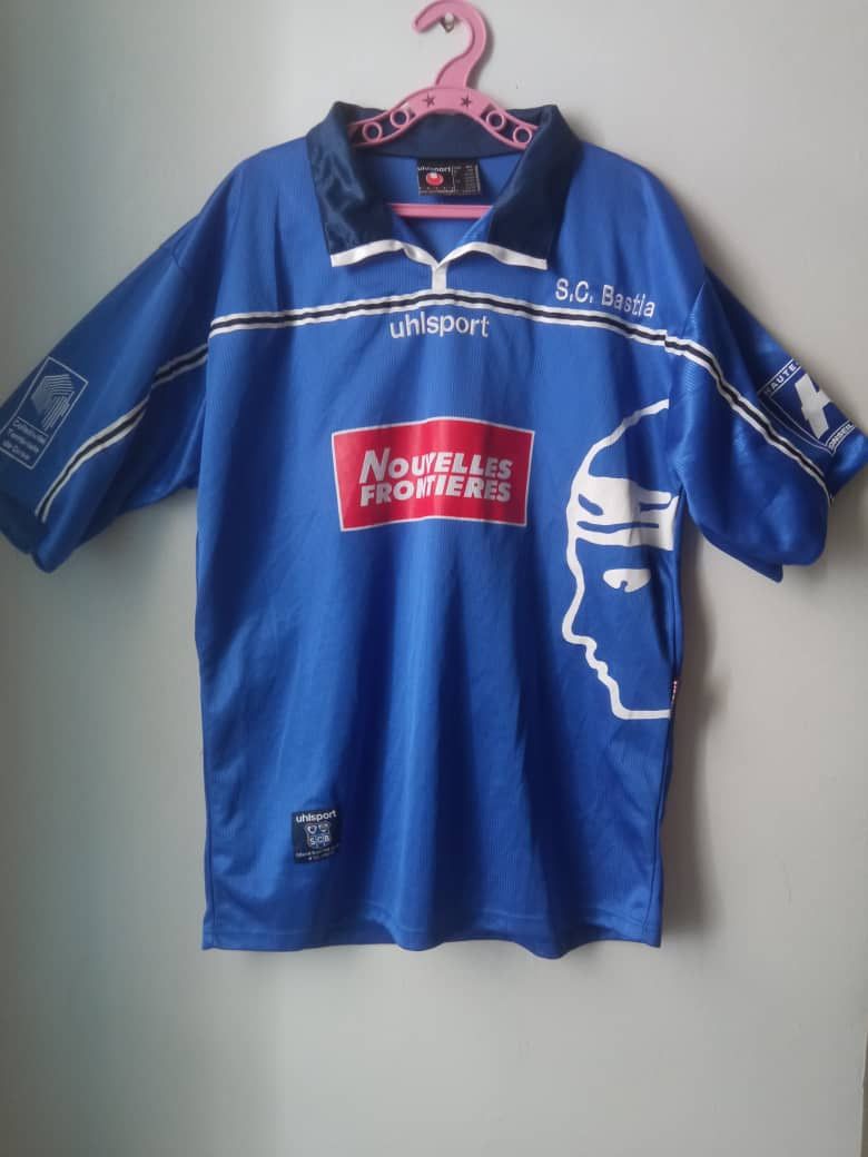 Vintage Sc bastia 2001/02 home jersey rare Size US L / EU 52-54 / 3 - 1 Thumbnail