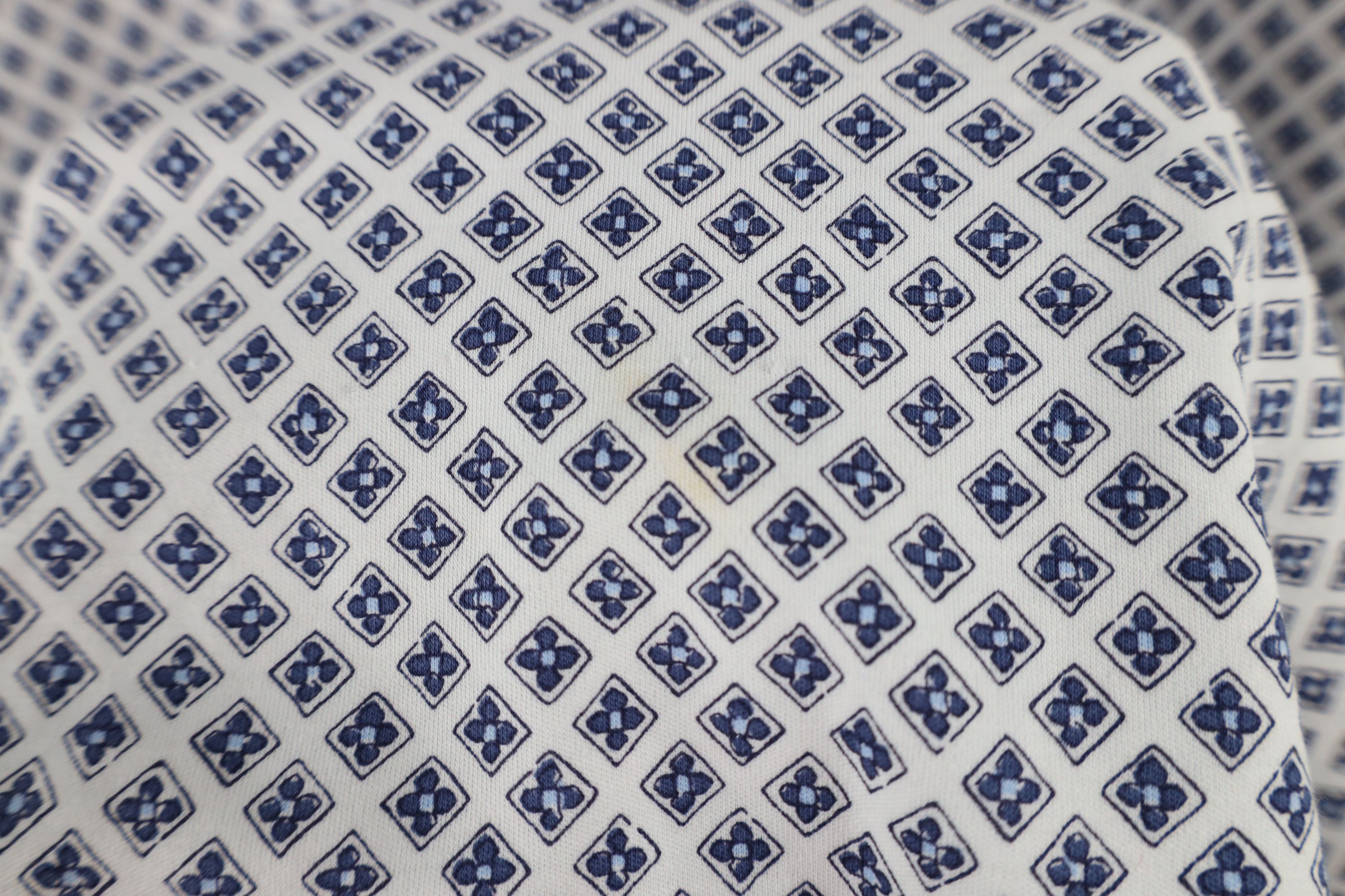 Ralph Lauren × Vintage Vintage Ralph Lauren Diamond Print Collared Polo Shirt Size US XXL / EU 58 / 5 - 6 Thumbnail