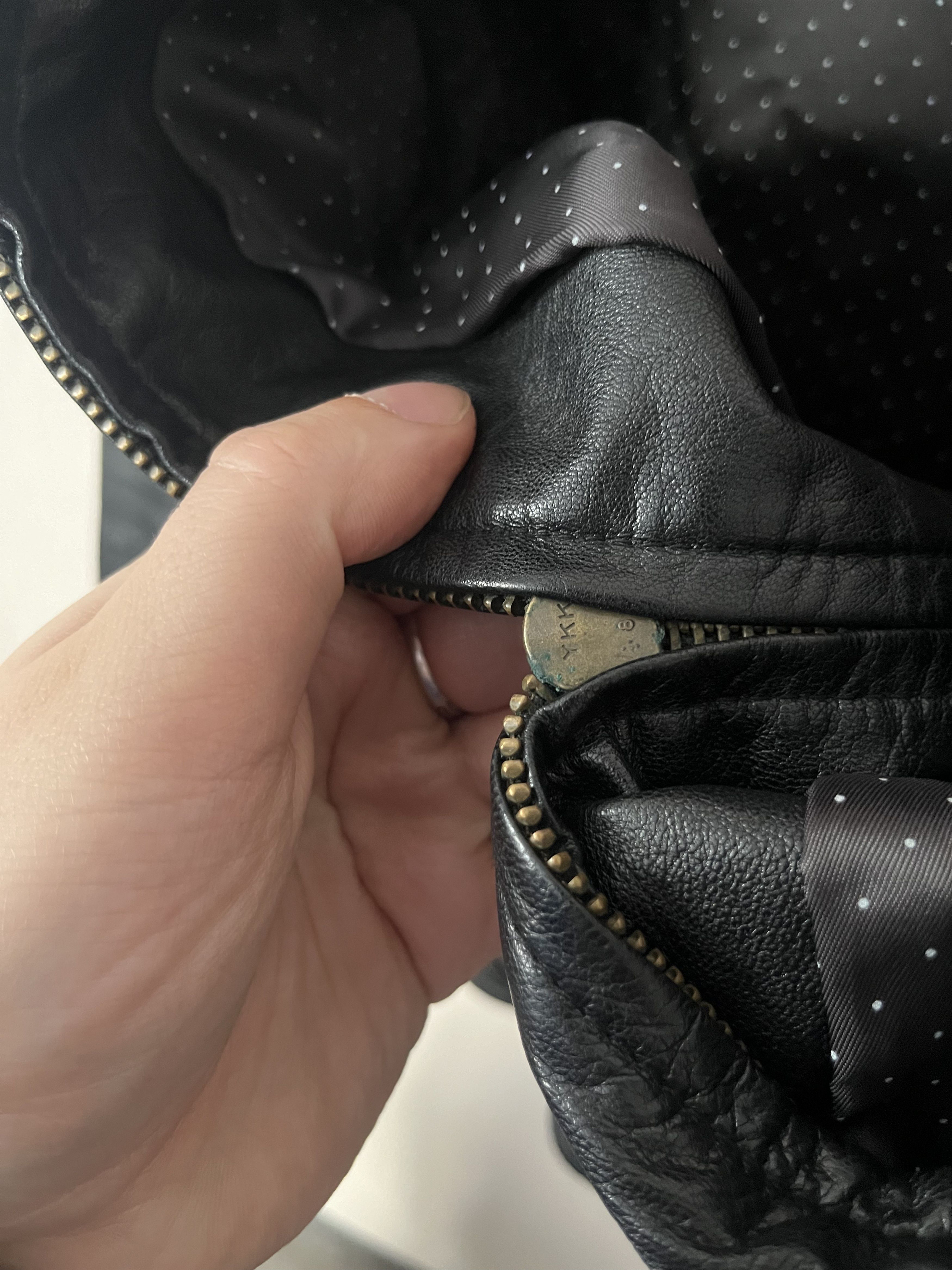 Dolce & Gabbana Vintage Dolce & Gabbana Black Biker Leather Jacket Size 40 Size S / US 4 / IT 40 - 6 Thumbnail